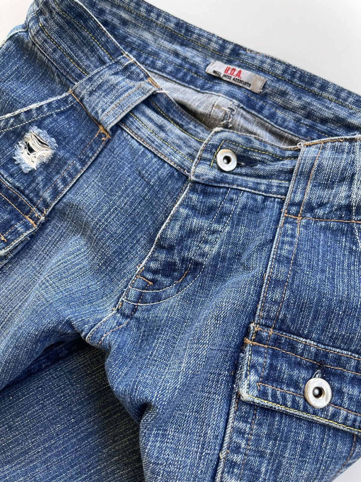 Japanese Brand Japanese Bushpants Flared Denim Size 30" / US 8 / IT 44 - 9 Thumbnail