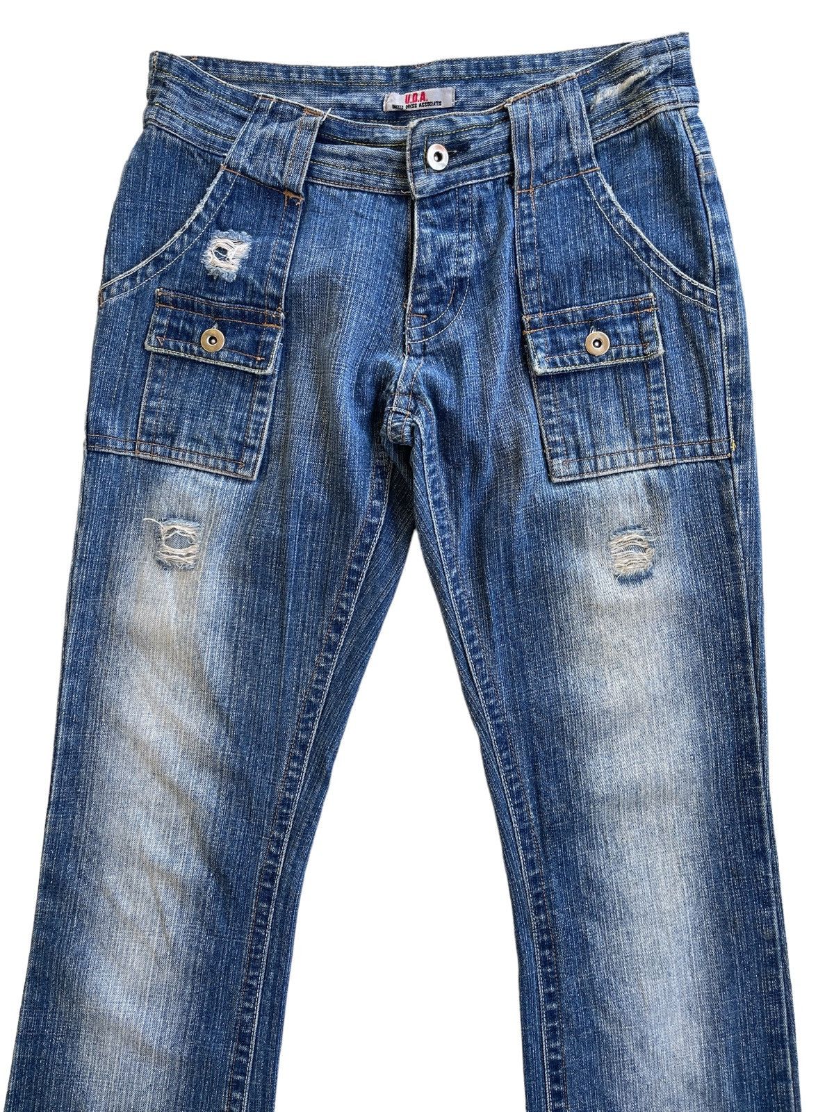 Japanese Brand Japanese Bushpants Flared Denim Size 30" / US 8 / IT 44 - 4 Thumbnail