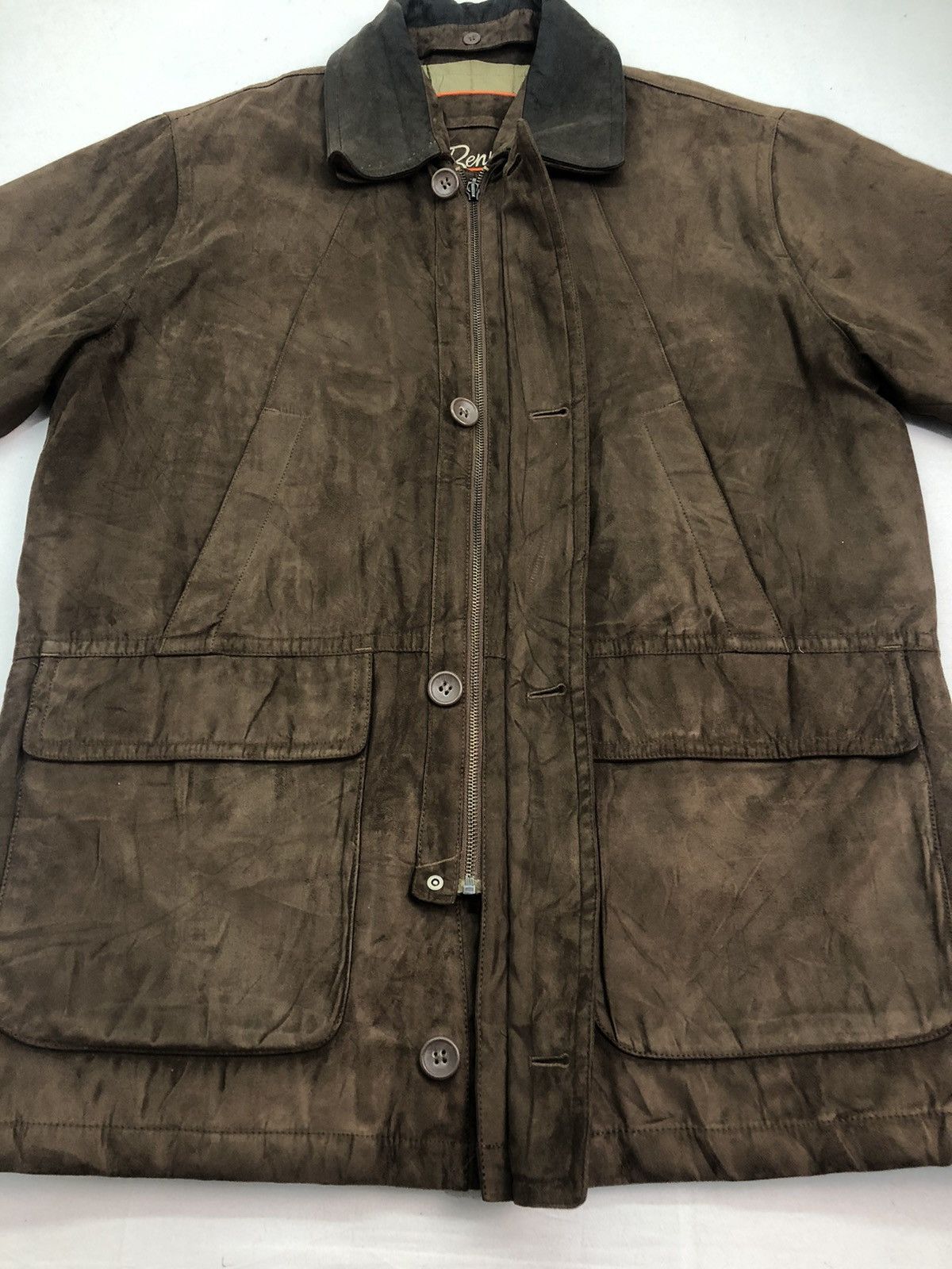 DuPont × Les Hommes Benny Les Homme suede Leather Jacket Size US XL / EU 56 / 4 - 5 Thumbnail