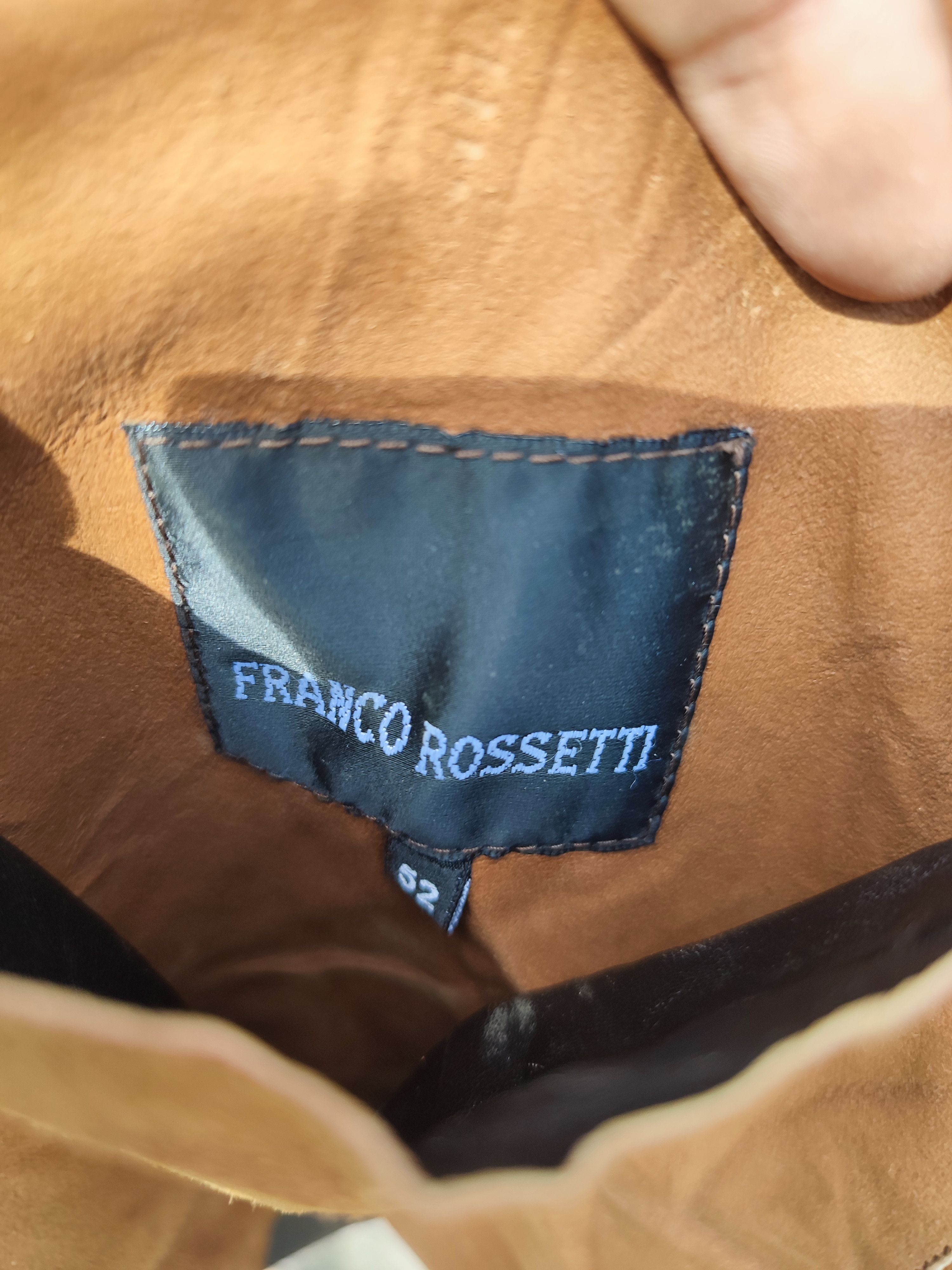 Designer Vintage Franco Rossetti Reversible Leather Jacket Size US L / EU 52-54 / 3 - 8 Thumbnail