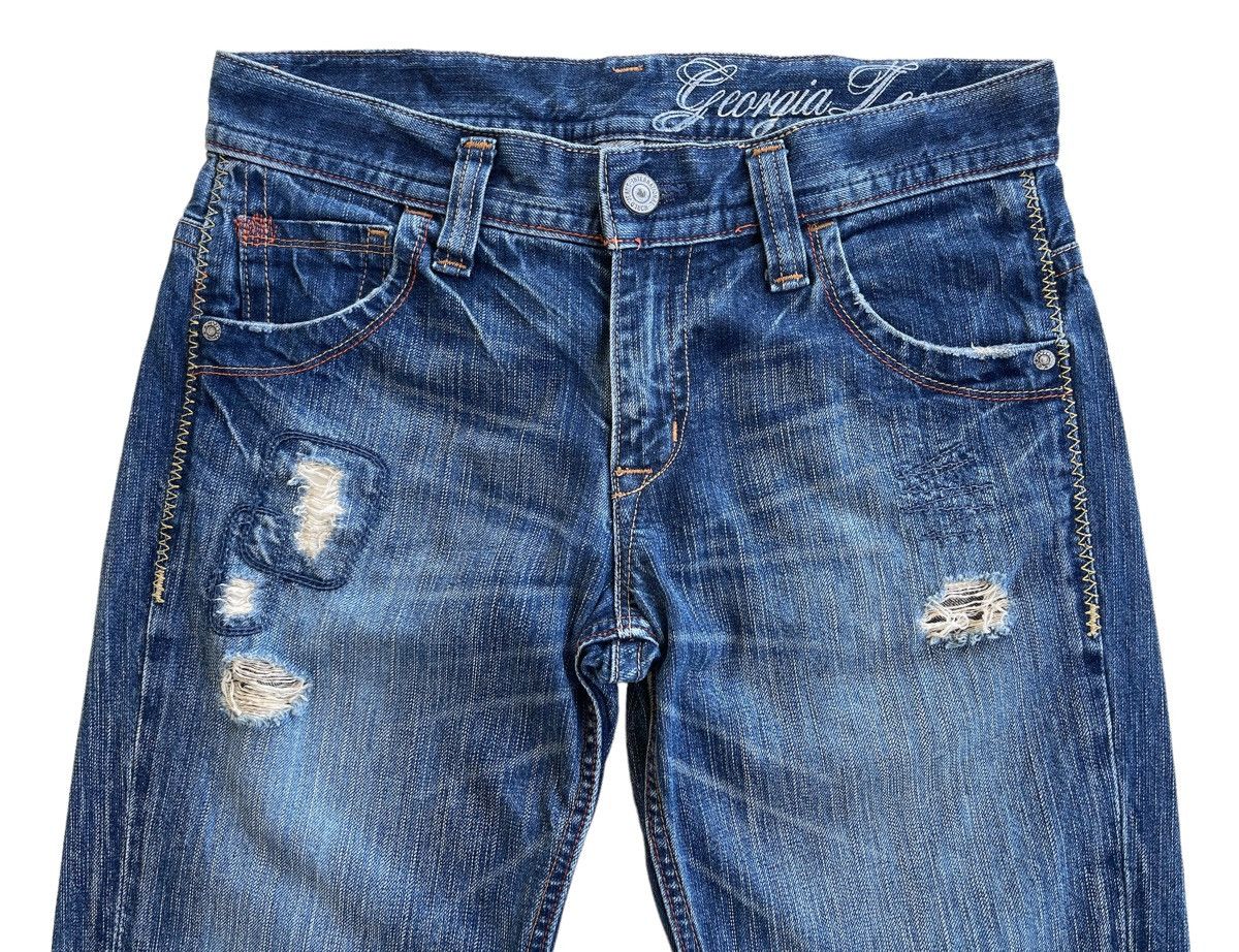 Japanese Brand Japanese Distressed Rusty Denim Size US 32 / EU 48 - 5 Thumbnail