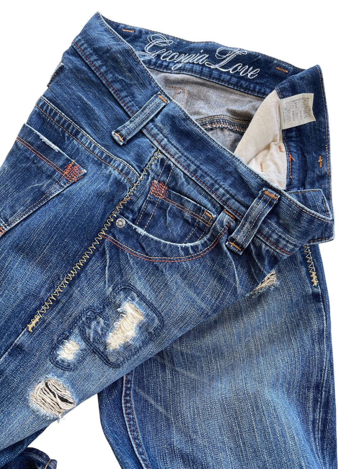 Japanese Brand Japanese Distressed Rusty Denim Size US 32 / EU 48 - 9 Thumbnail