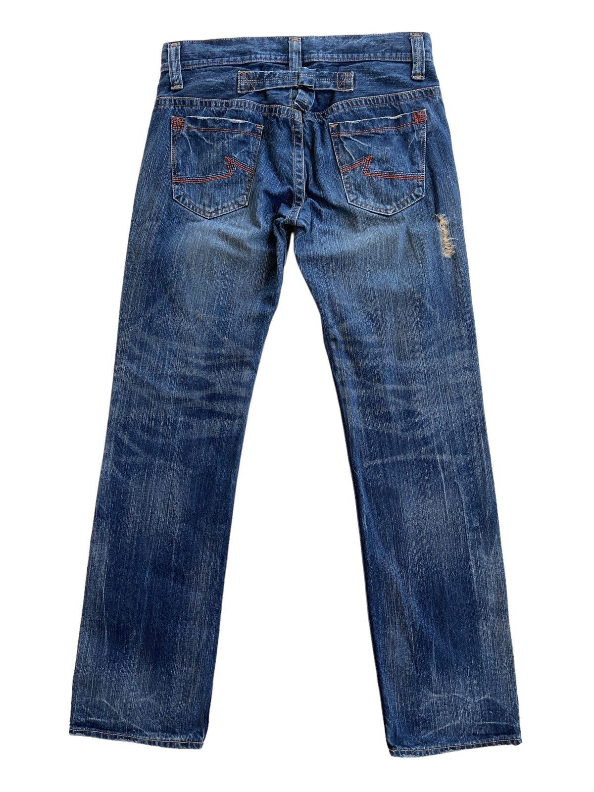 Japanese Brand Japanese Distressed Rusty Denim Size US 32 / EU 48 - 2 Thumbnail