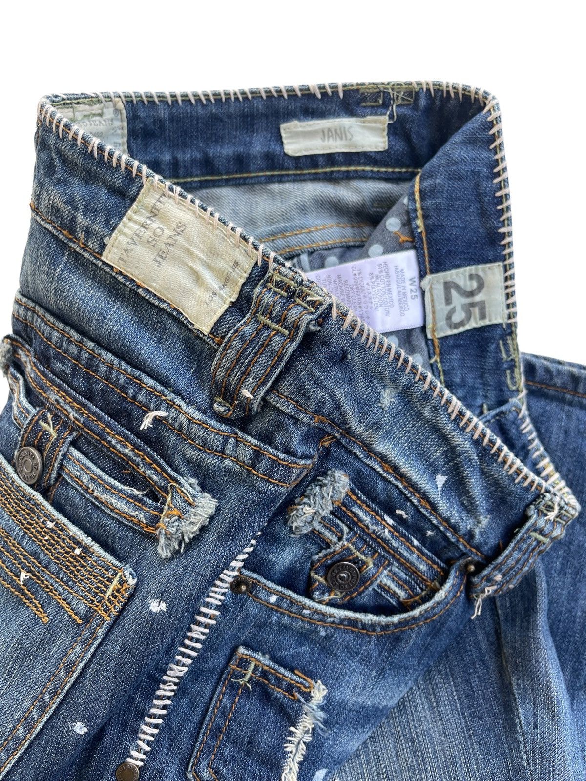 Jimmy Taverniti Taverniti Los Angeles Bootcut Jeans Size 25" / US 0 / IT 36 - 8 Thumbnail