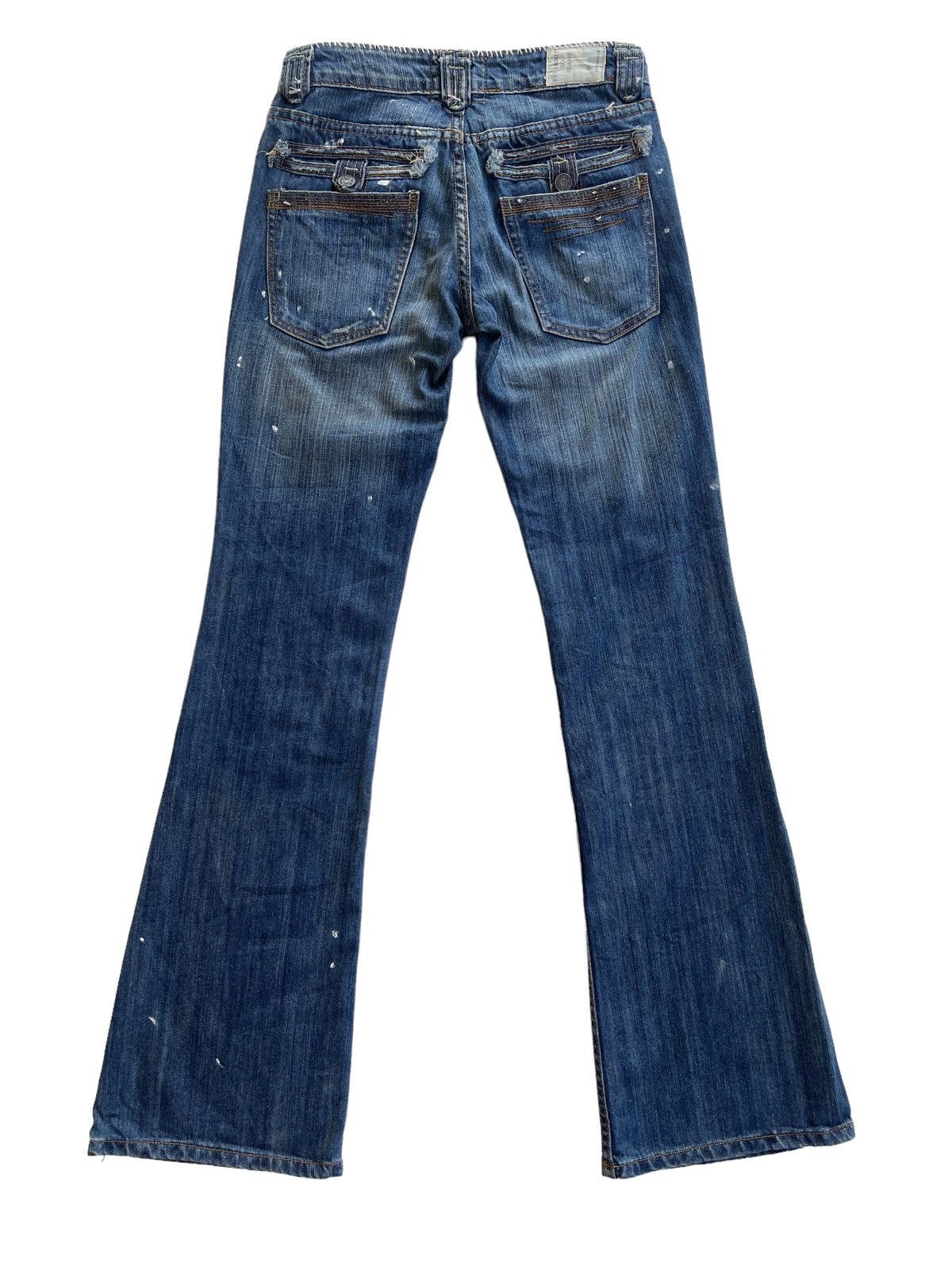 Jimmy Taverniti Taverniti Los Angeles Bootcut Jeans Size 25" / US 0 / IT 36 - 2 Thumbnail