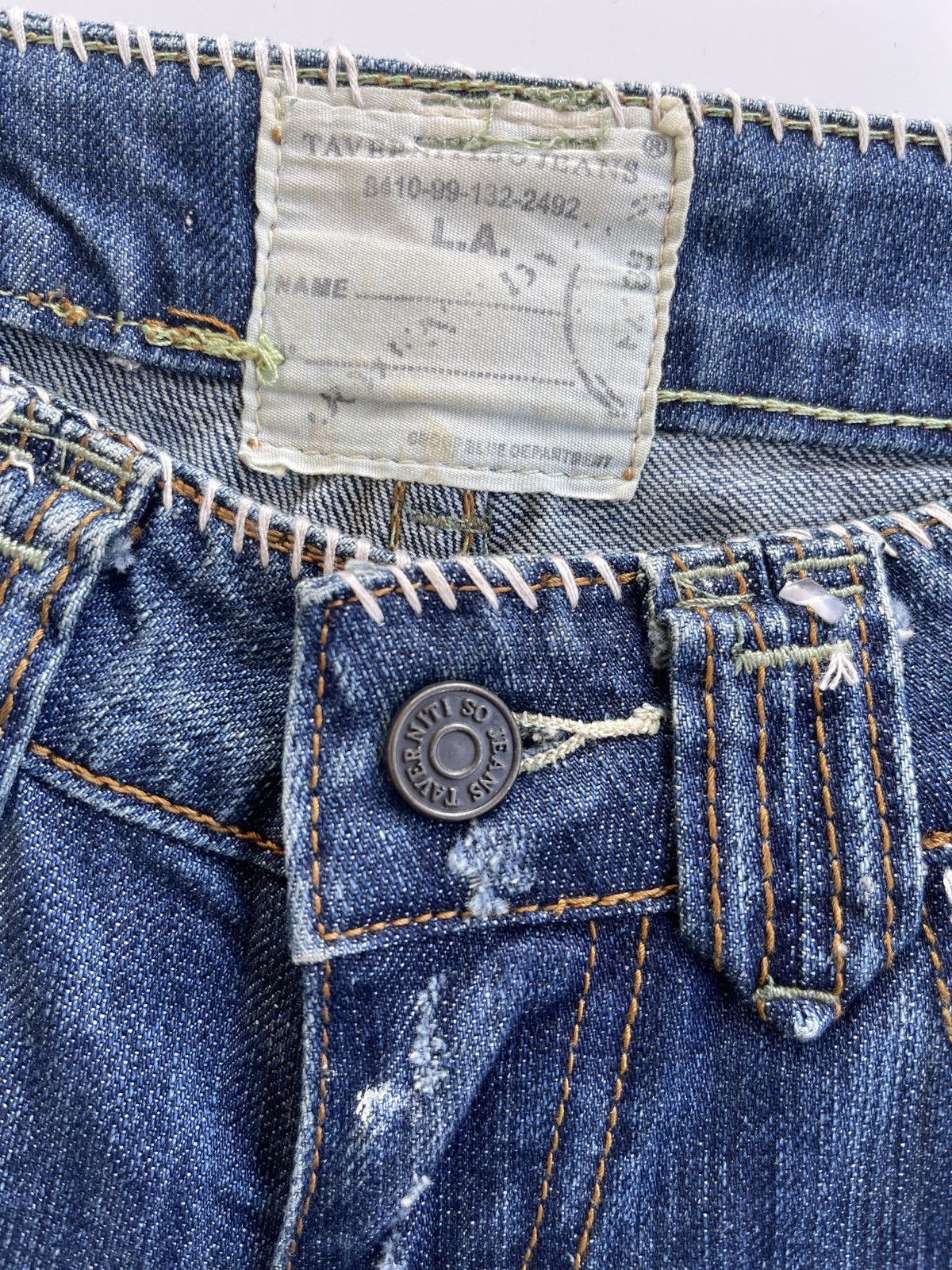 Jimmy Taverniti Taverniti Los Angeles Bootcut Jeans Size 25" / US 0 / IT 36 - 10 Thumbnail