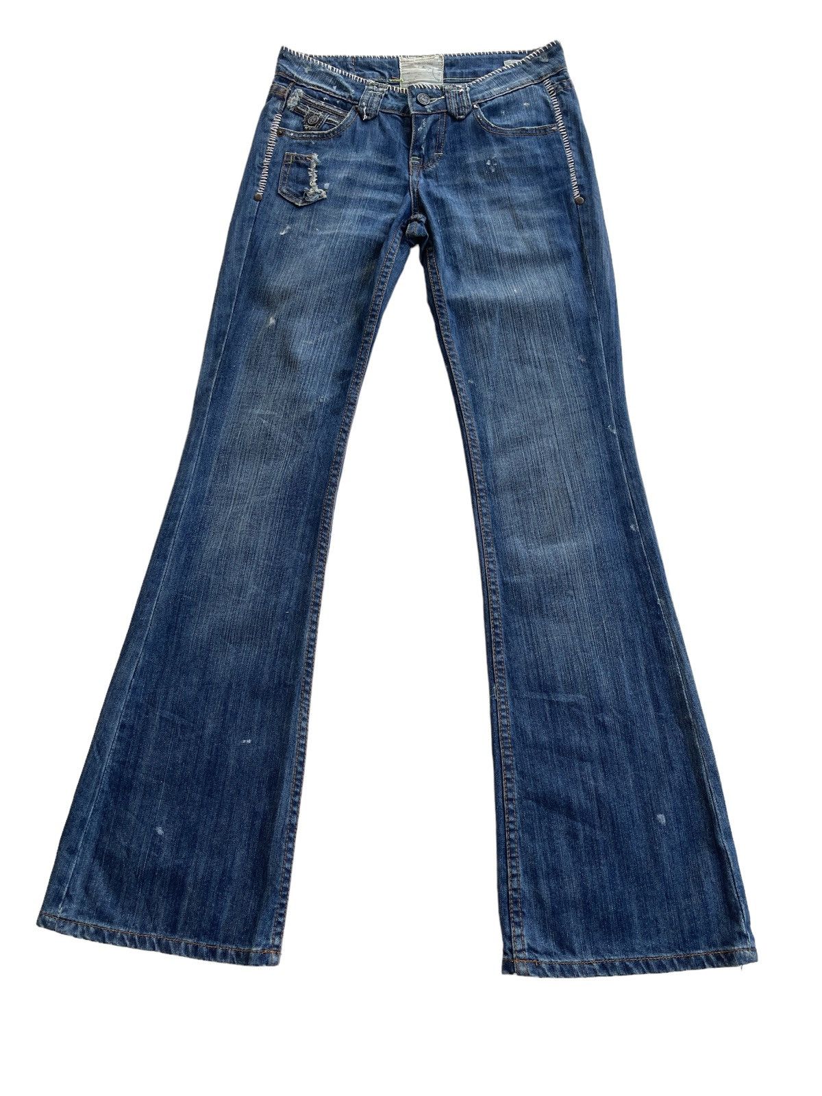 Jimmy Taverniti Taverniti Los Angeles Bootcut Jeans Size 25" / US 0 / IT 36 - 5 Thumbnail