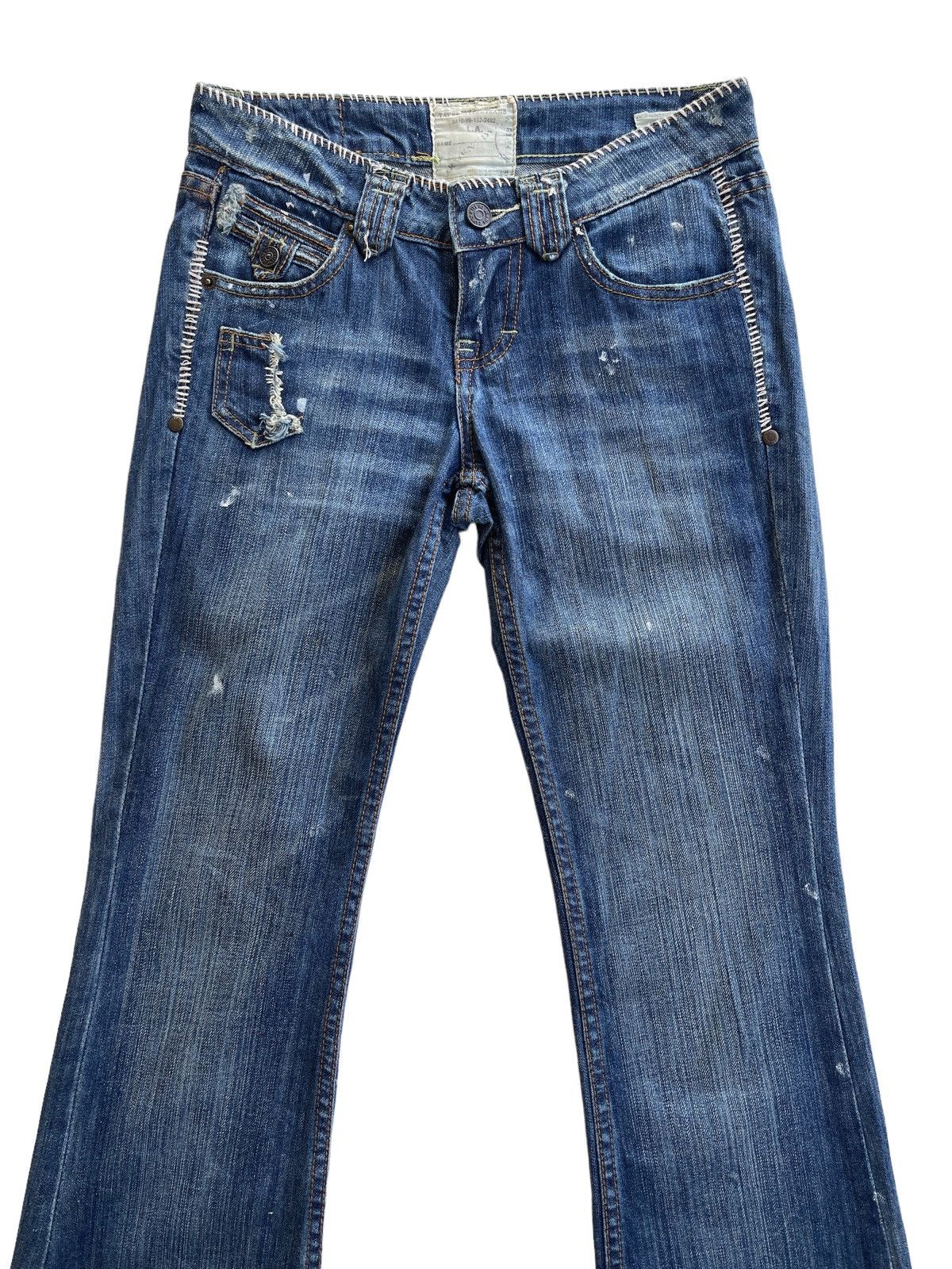 Jimmy Taverniti Taverniti Los Angeles Bootcut Jeans Size 25" / US 0 / IT 36 - 3 Thumbnail
