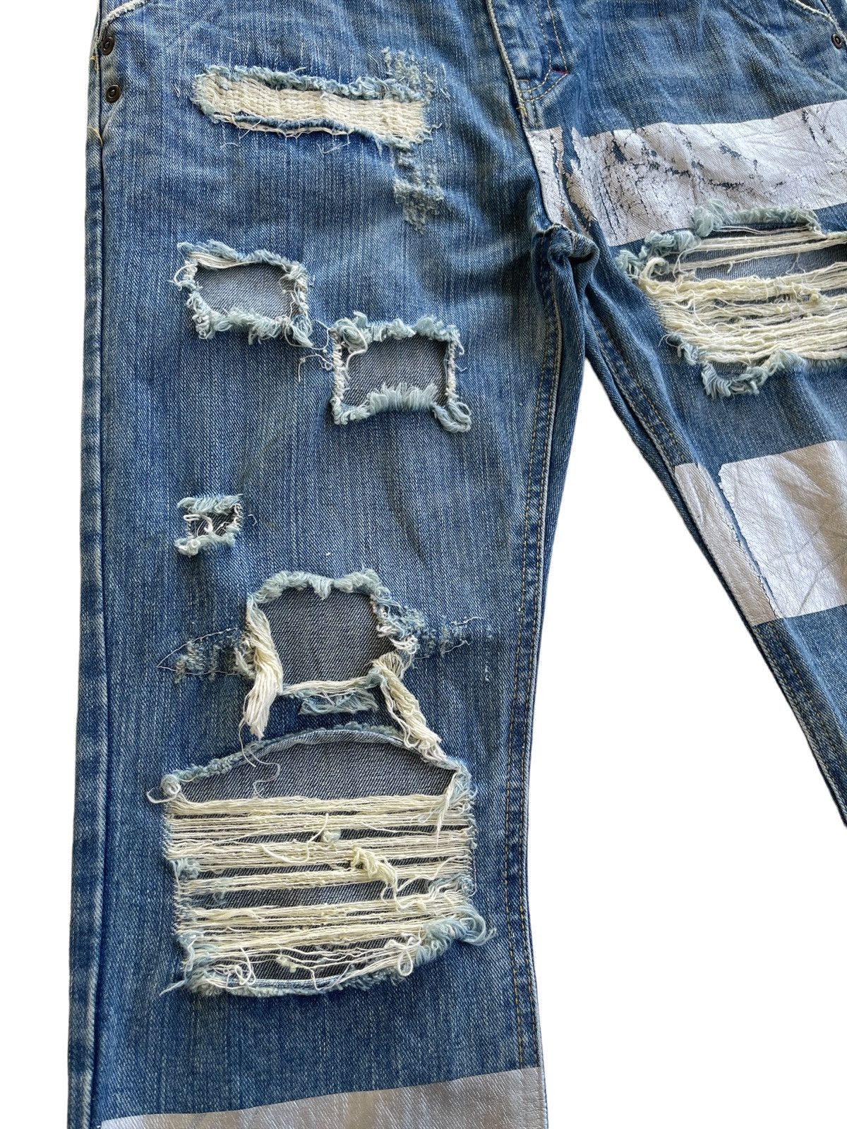 Japanese Brand Japanese Distressed Avantgarde Denim Size US 31 - 4 Thumbnail