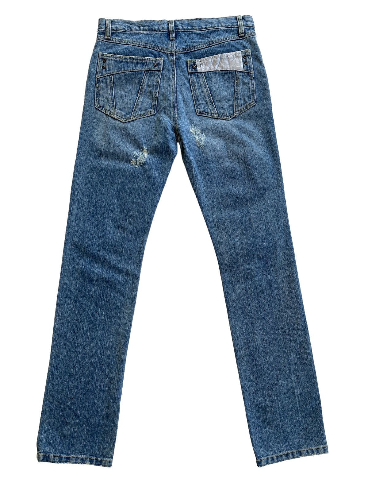 Japanese Brand Japanese Distressed Avantgarde Denim Size US 31 - 6 Thumbnail
