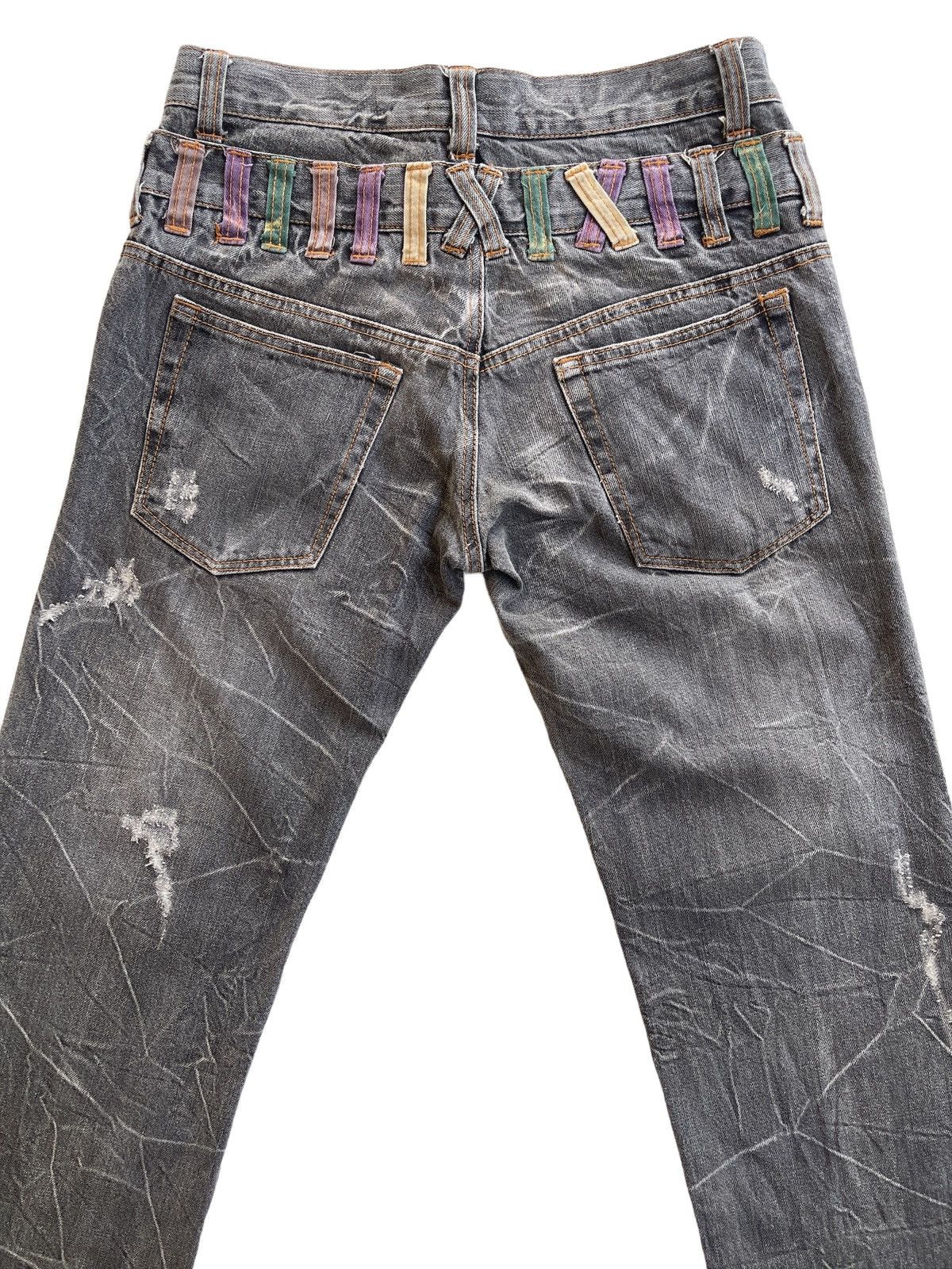 Japanese Brand Double Waist Straight Cut Jeans Size US 30 / EU 46 - 4 Thumbnail