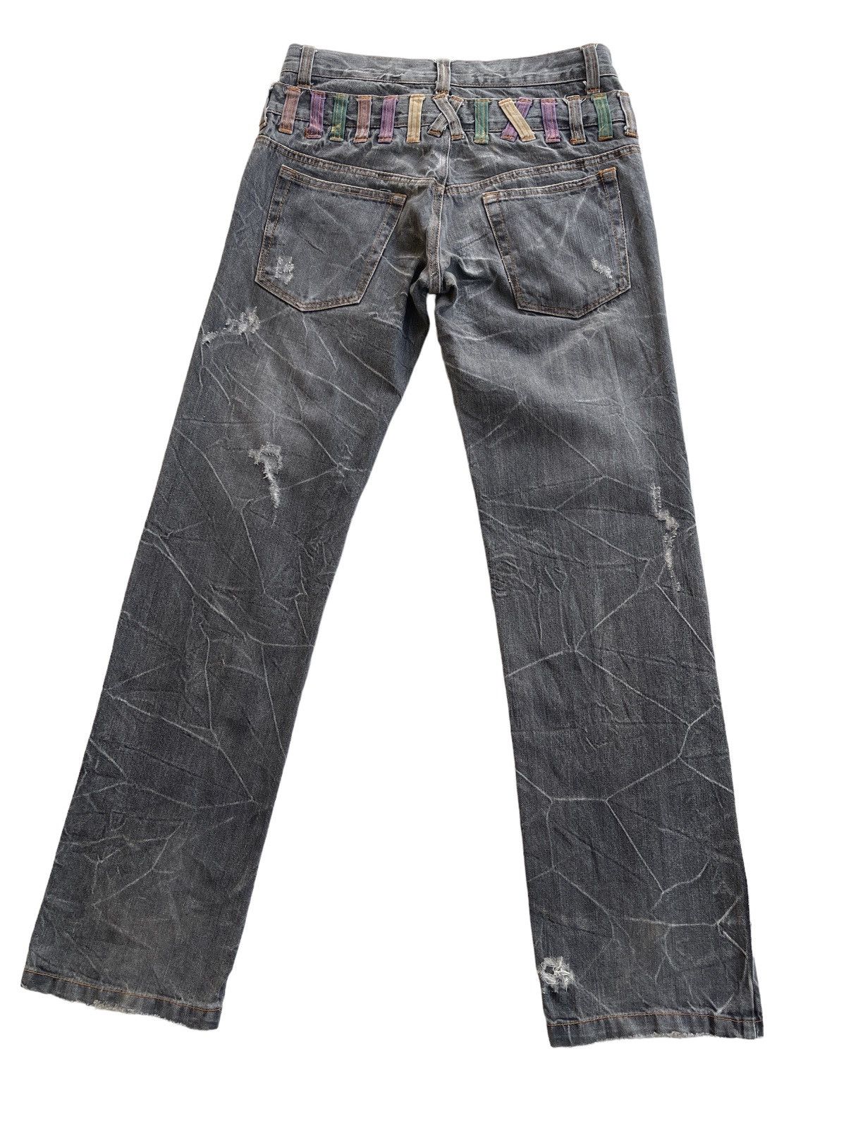 Japanese Brand Double Waist Straight Cut Jeans Size US 30 / EU 46 - 8 Thumbnail