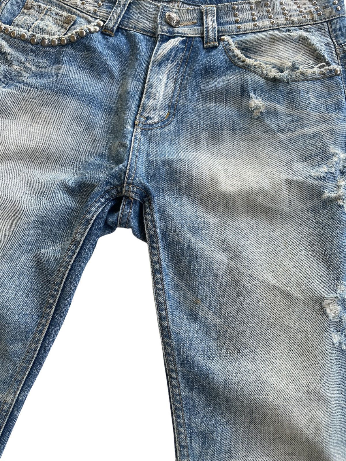 Japanese Brand Japanese Distressed Rusty Studded Denim Jeans Size US 31 - 8 Thumbnail