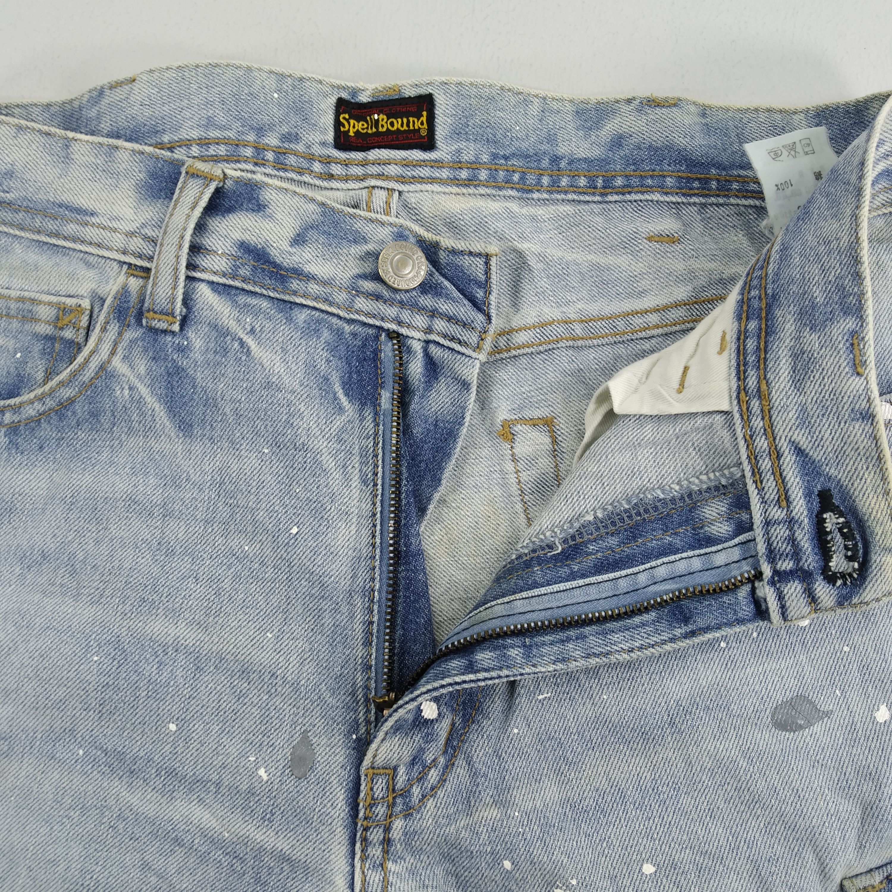 Denime Size 30 Spellbound White Paint Denim Jeans Size US 30 / EU 46 - 10 Thumbnail