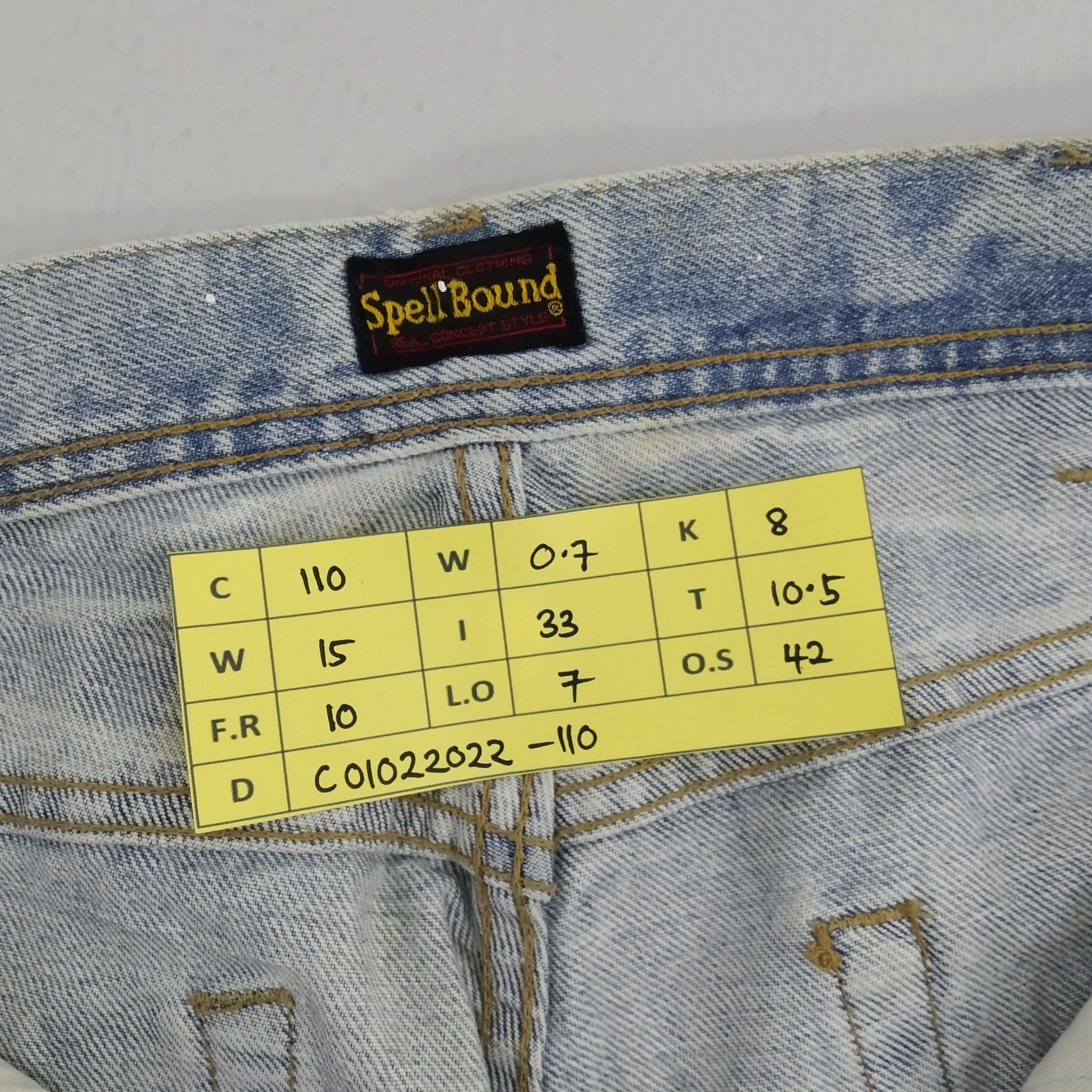 Denime Size 30 Spellbound White Paint Denim Jeans Size US 30 / EU 46 - 17 Thumbnail