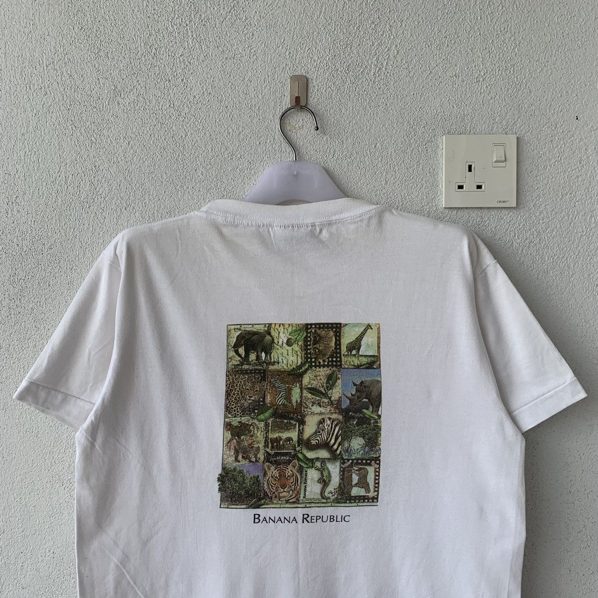 Banana Republic × Vintage BANANA REPUBLIC t shirt spell out animal design Size US M / EU 48-50 / 2 - 2 Thumbnail