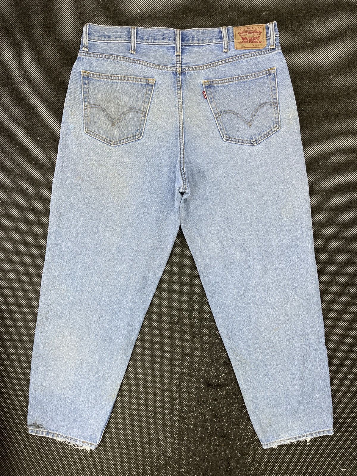 Levi's Vintage Levis 560 Stone Wash Jeans - J712 Size US 40 / EU 56 - 2 Thumbnail