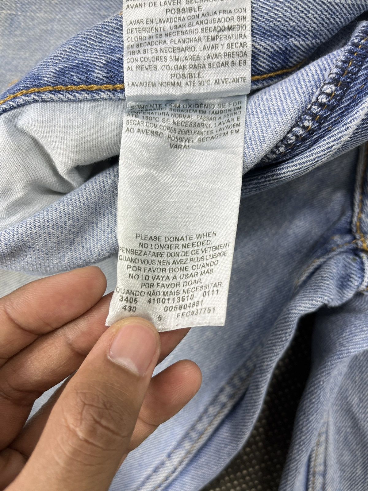 Levi's Vintage Levis 560 Stone Wash Jeans - J712 Size US 40 / EU 56 - 11 Thumbnail