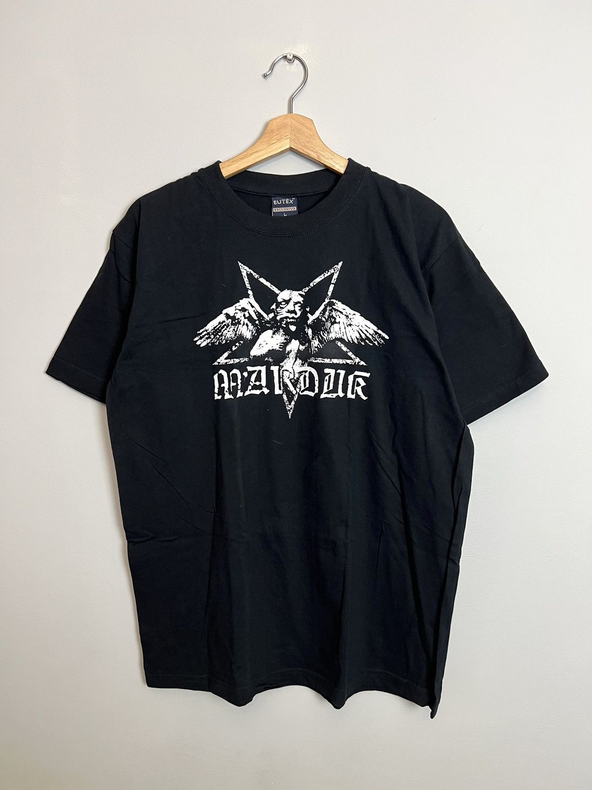 Band Tees Rare 90s Marduk Vintage Black Metal Band Tshirt Size US L / EU 52-54 / 3 - 1 Thumbnail