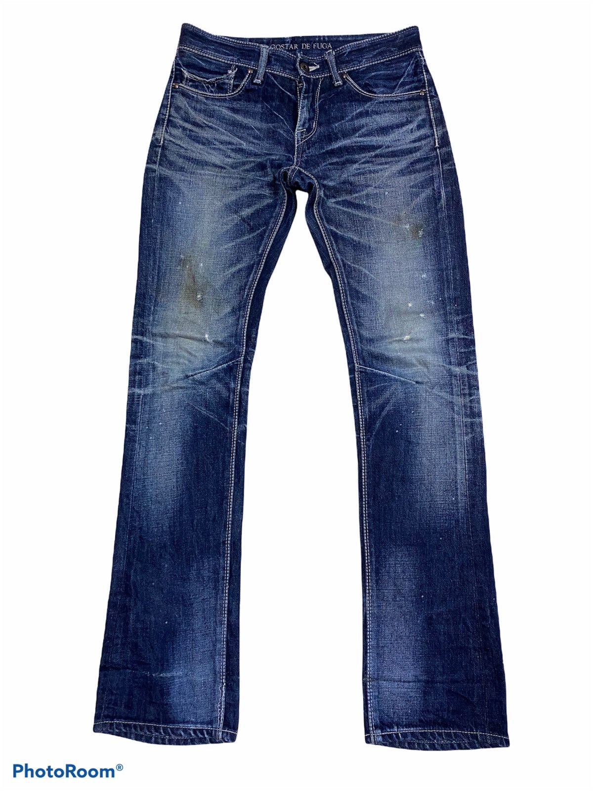 Fugazi × GOSTAR DE FUGA Fuga Denim Limited Effect Distressed