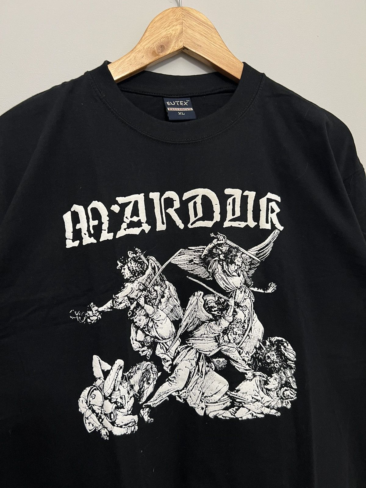 Band Tees Rare 90s Marduk Vintage Black Metal Band Tshirt Size US XL / EU 56 / 4 - 3 Thumbnail