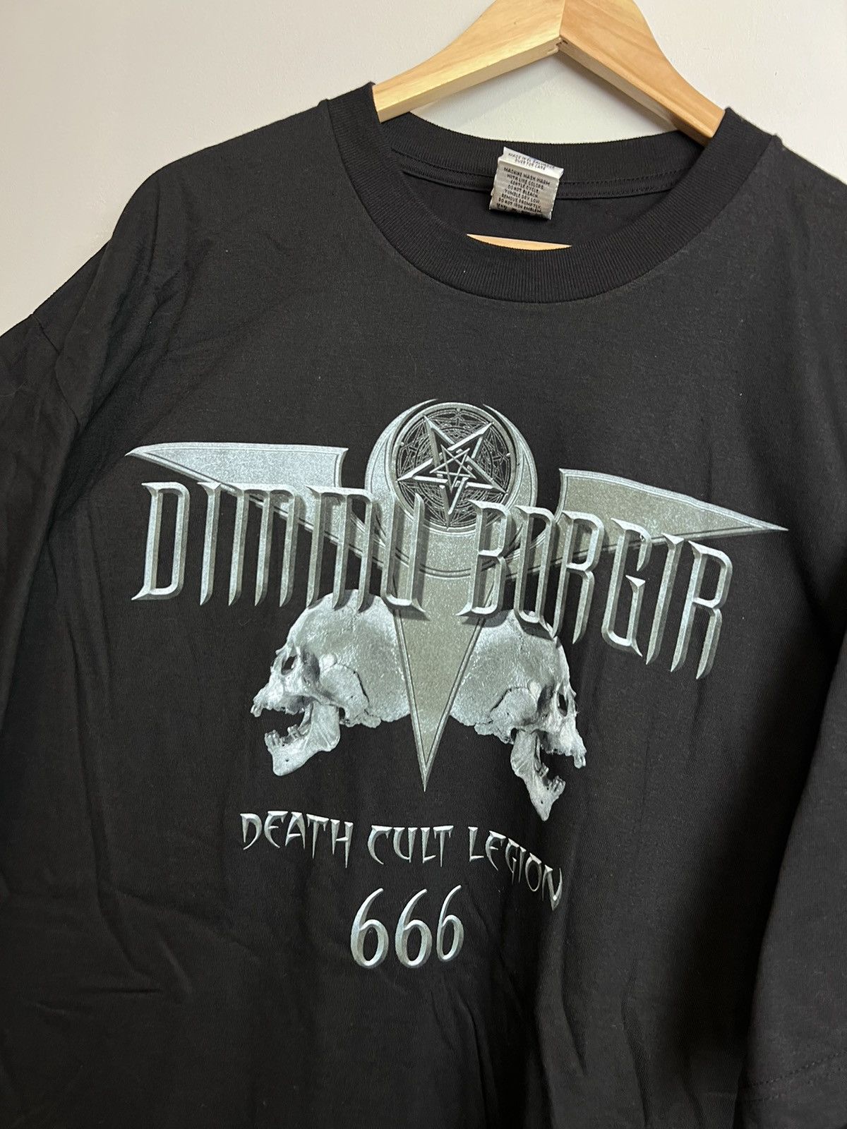 Band Tees Rare Vintage Dimmu Borgir 00s Metal Band T-Shirt Death Cult Size US XL / EU 56 / 4 - 3 Thumbnail