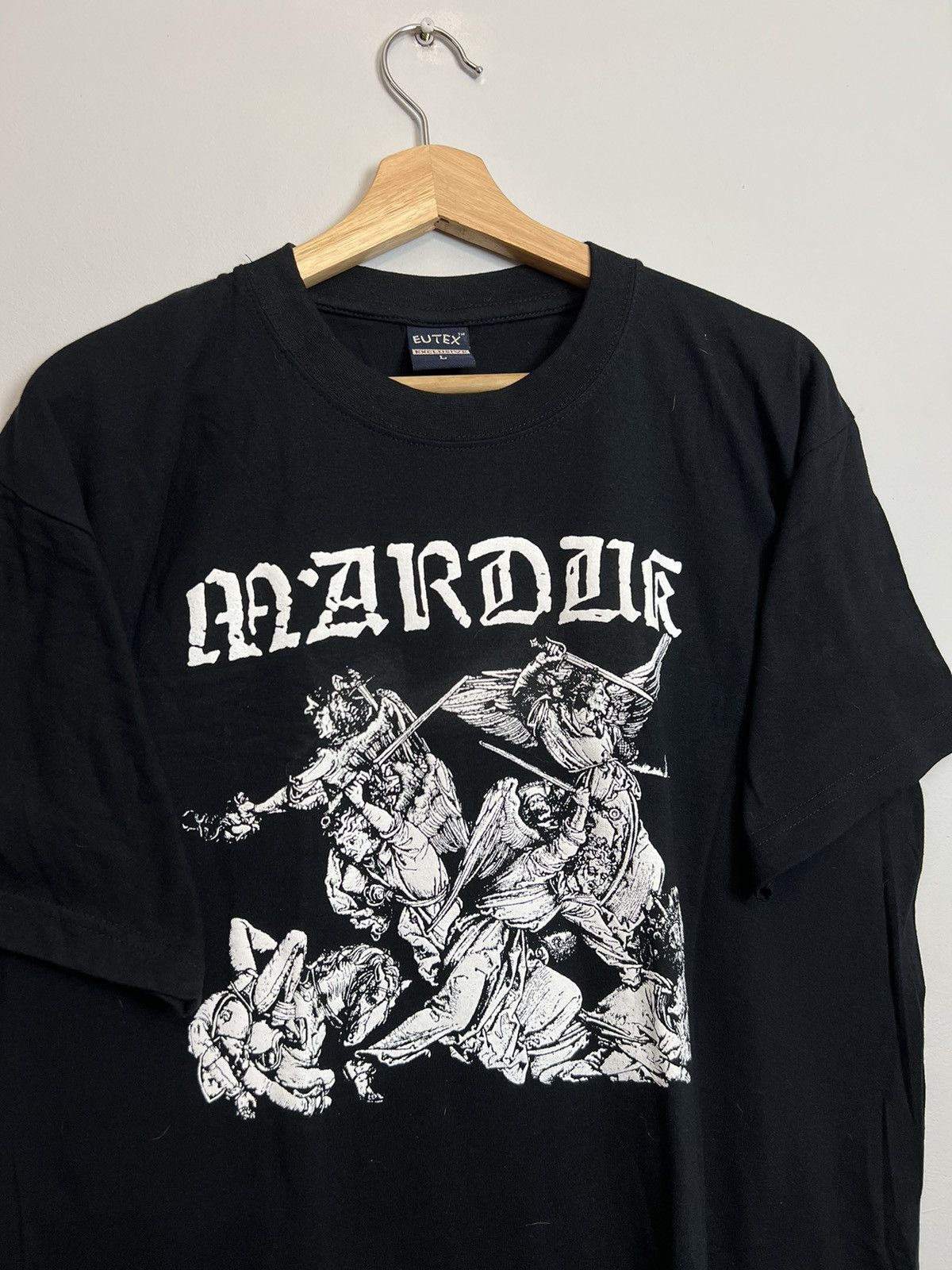 Band Tees Rare 90s Marduk Vintage Black Metal Band Tshirt Size US L / EU 52-54 / 3 - 3 Thumbnail