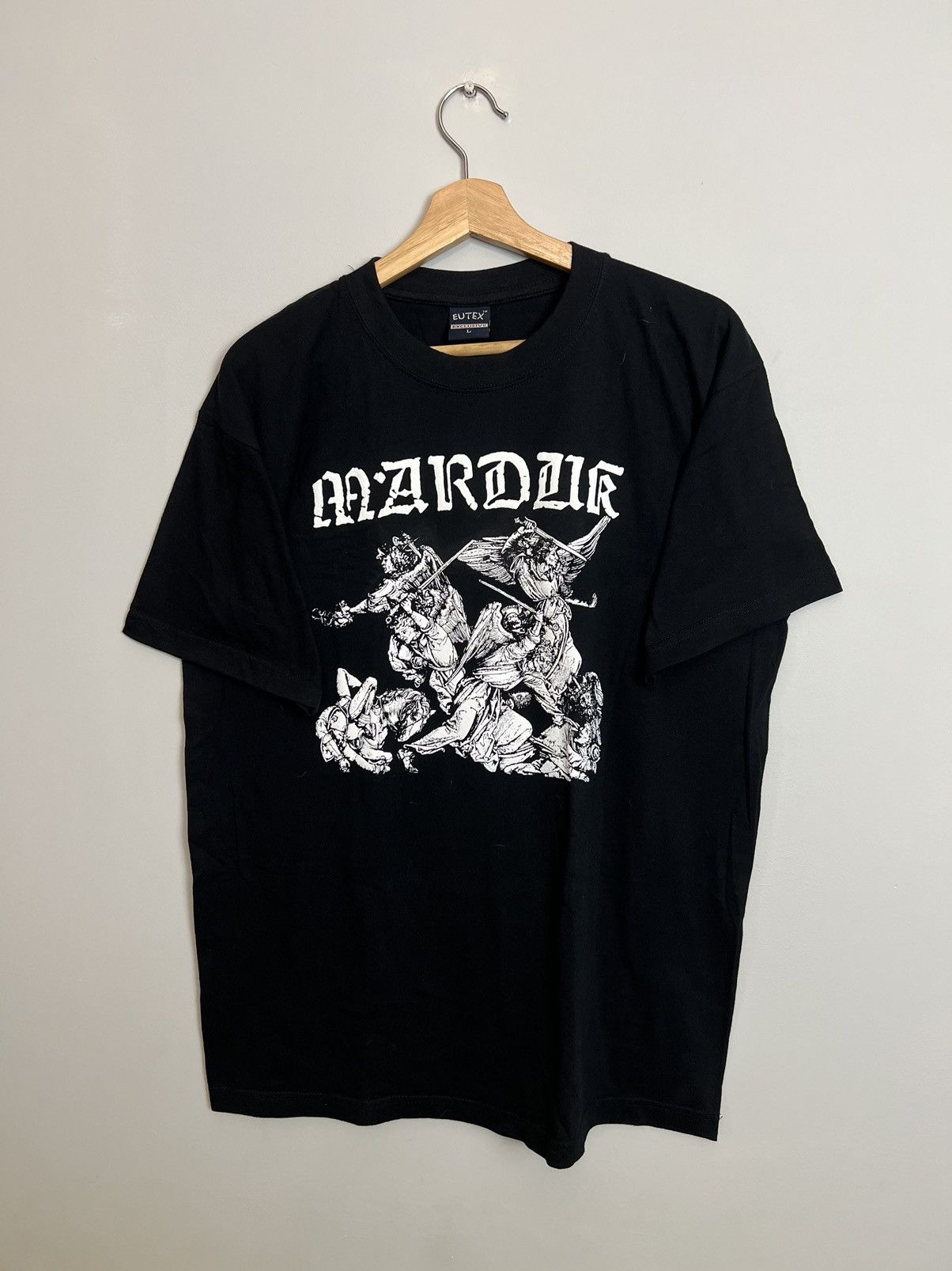 Band Tees Rare 90s Marduk Vintage Black Metal Band Tshirt Size US L / EU 52-54 / 3 - 1 Thumbnail