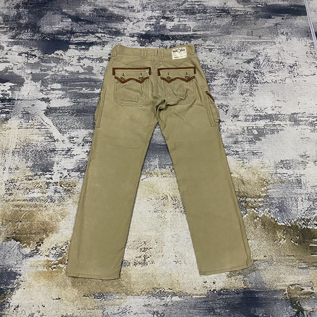 Japanese Brand × Vintage × Voodoo Tactical Vintage Japanese Edwin Distressed Cargo Pants Size US 31 - 2 Thumbnail