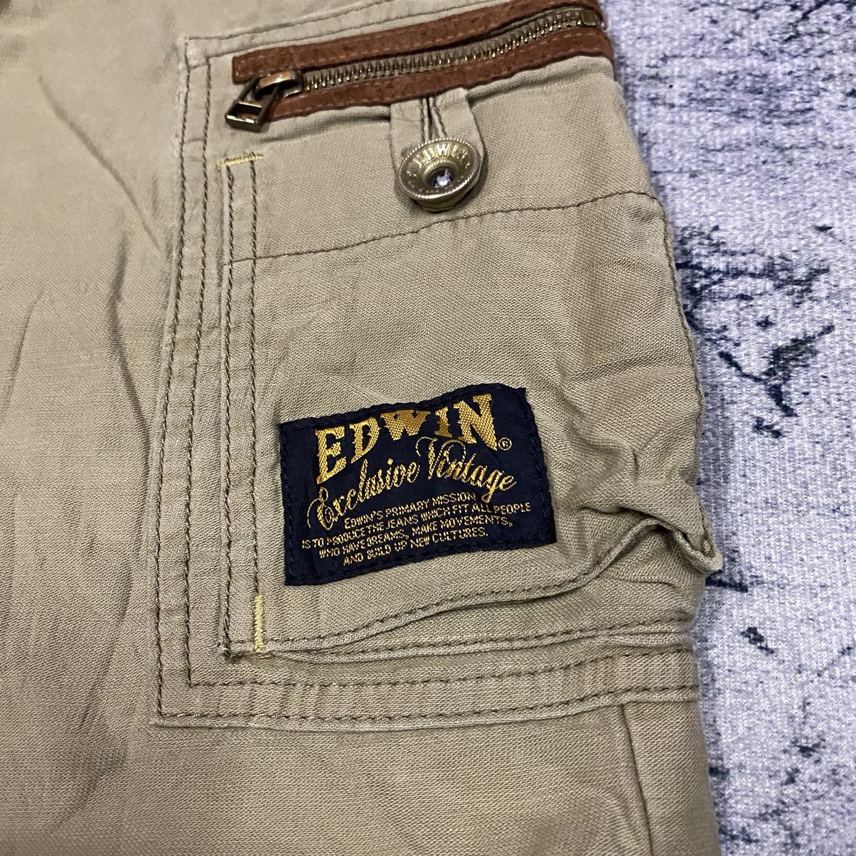 Japanese Brand × Vintage × Voodoo Tactical Vintage Japanese Edwin Distressed Cargo Pants Size US 31 - 6 Thumbnail
