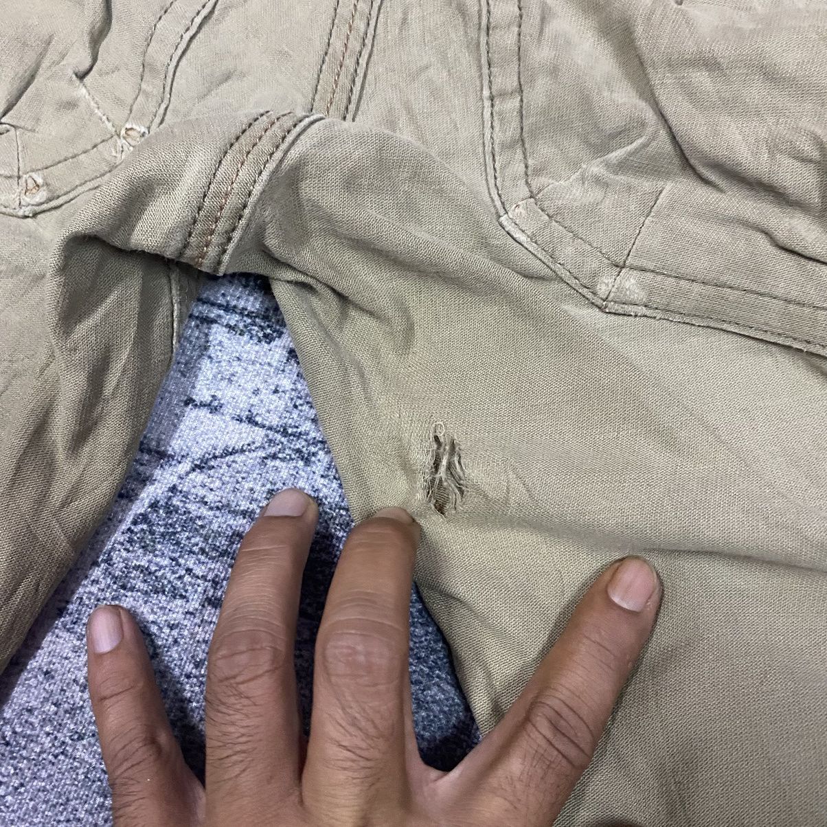 Japanese Brand × Vintage × Voodoo Tactical Vintage Japanese Edwin Distressed Cargo Pants Size US 31 - 12 Thumbnail