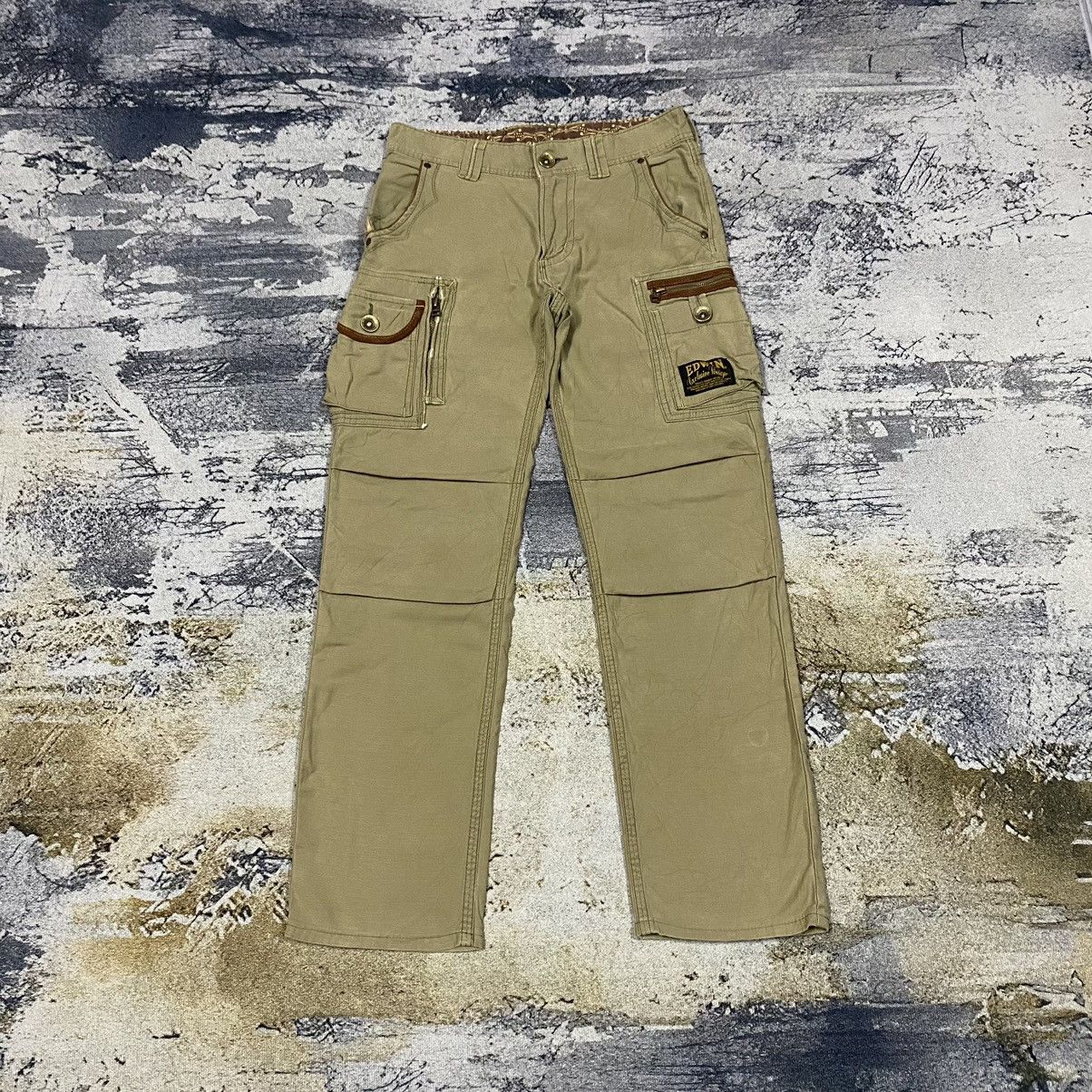 Japanese Brand × Vintage × Voodoo Tactical Vintage Japanese Edwin Distressed Cargo Pants Size US 31 - 1 Thumbnail