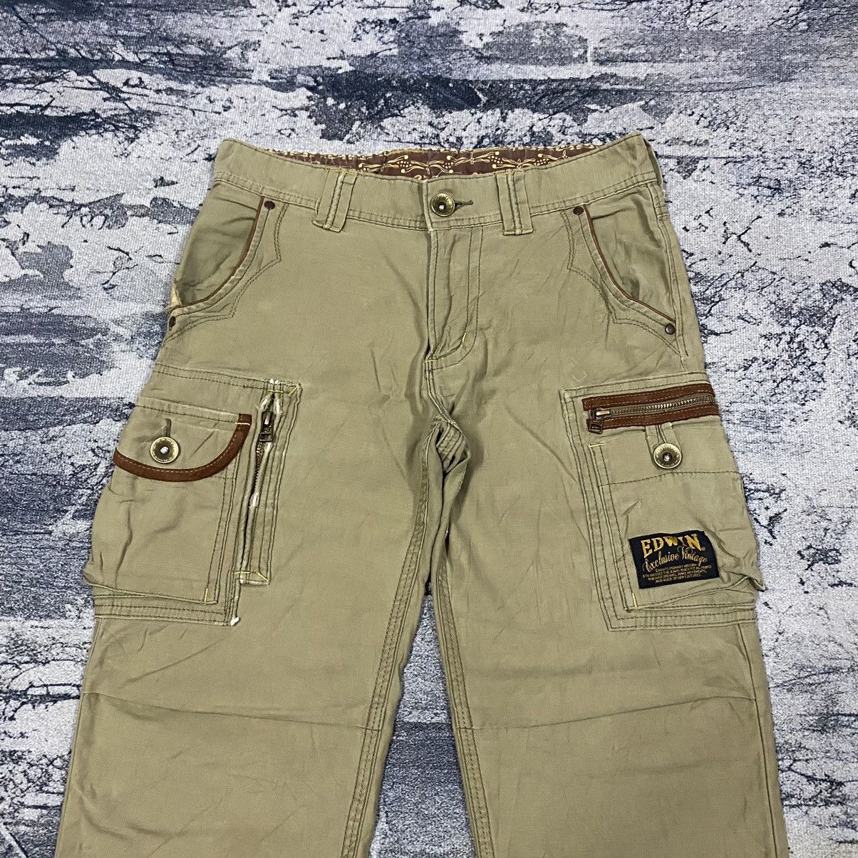Japanese Brand × Vintage × Voodoo Tactical Vintage Japanese Edwin Distressed Cargo Pants Size US 31 - 4 Thumbnail
