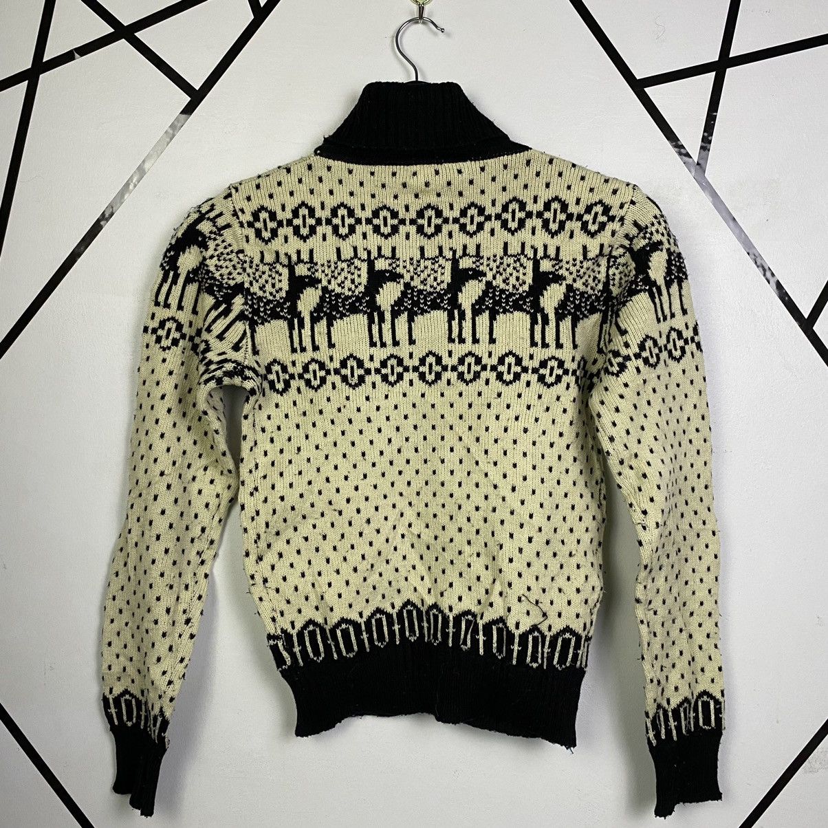 Aran Isles Knitwear × Japanese Brand × Vintage Vintage Create JapaneseBrand Native Knitwear Sweater Jumper Size XS / US 0-2 / IT 36-38 - 2 Thumbnail