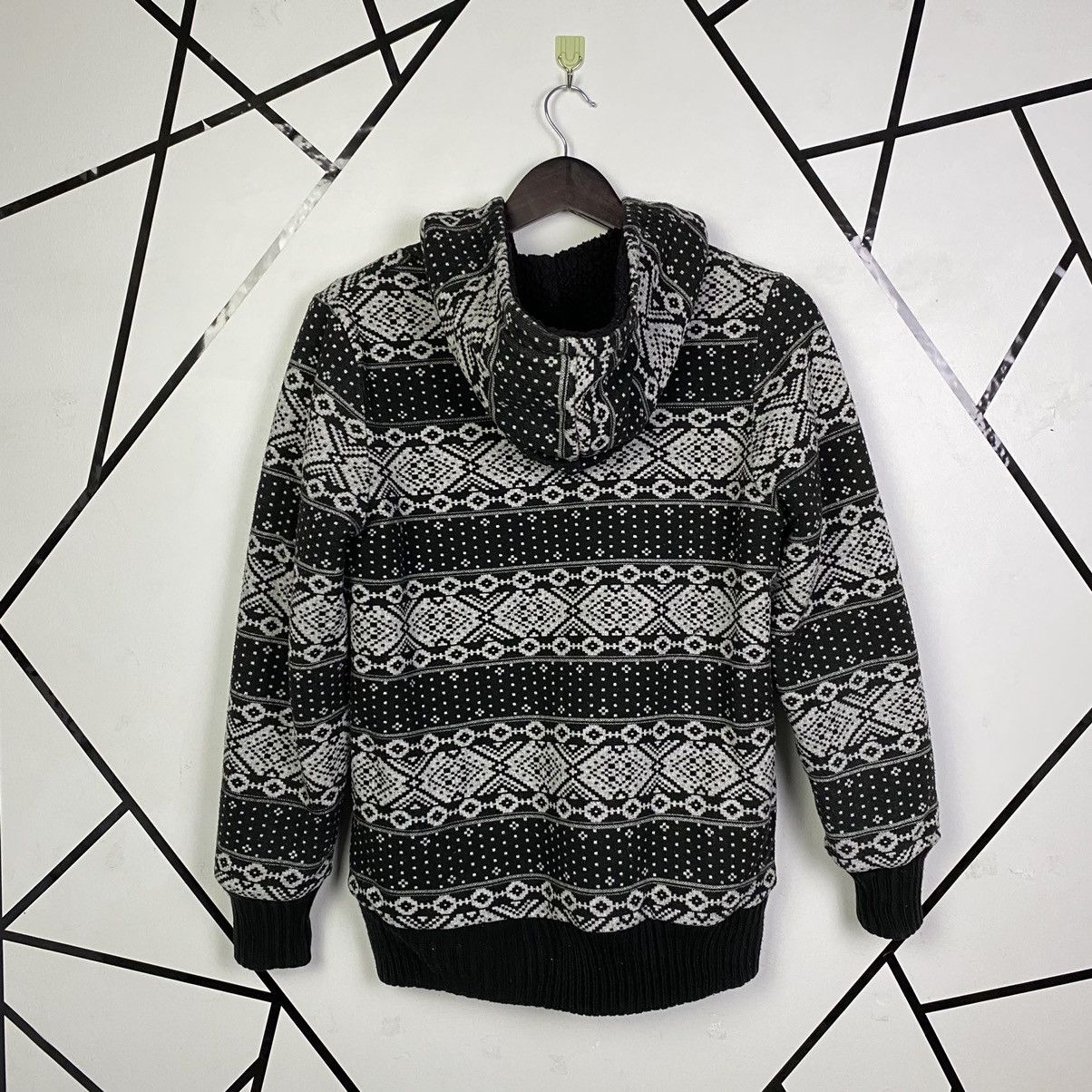 Japanese Brand × Vintage Vintage Full Print Native Zipper Hoodies Jacket Size M / US 6-8 / IT 42-44 - 1 Thumbnail