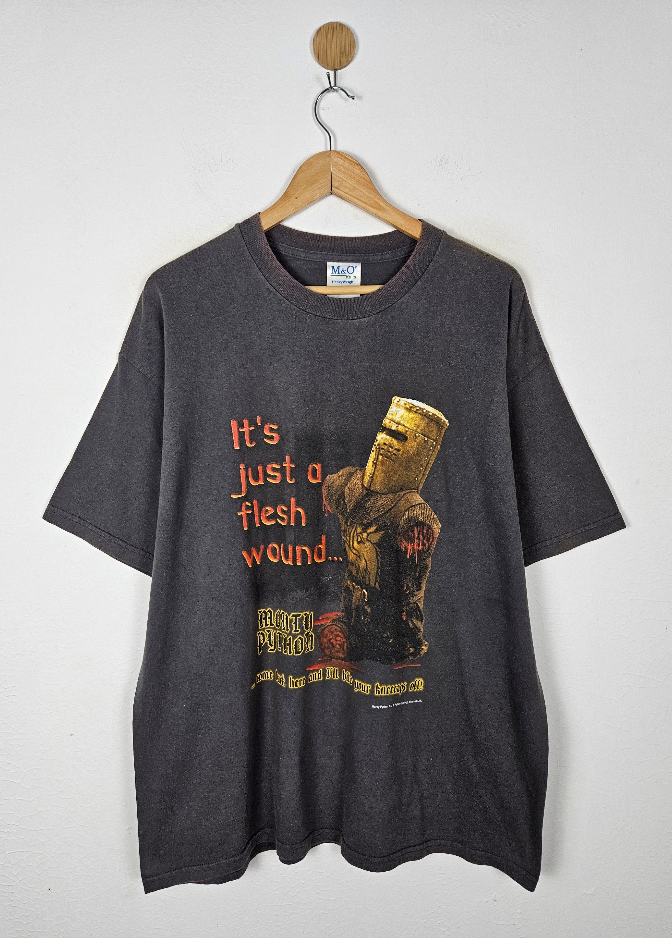 Vintage Vintage Monty Python The Holy Grail Cult Movie Tshirt Size US XL / EU 56 / 4 - 1 Thumbnail