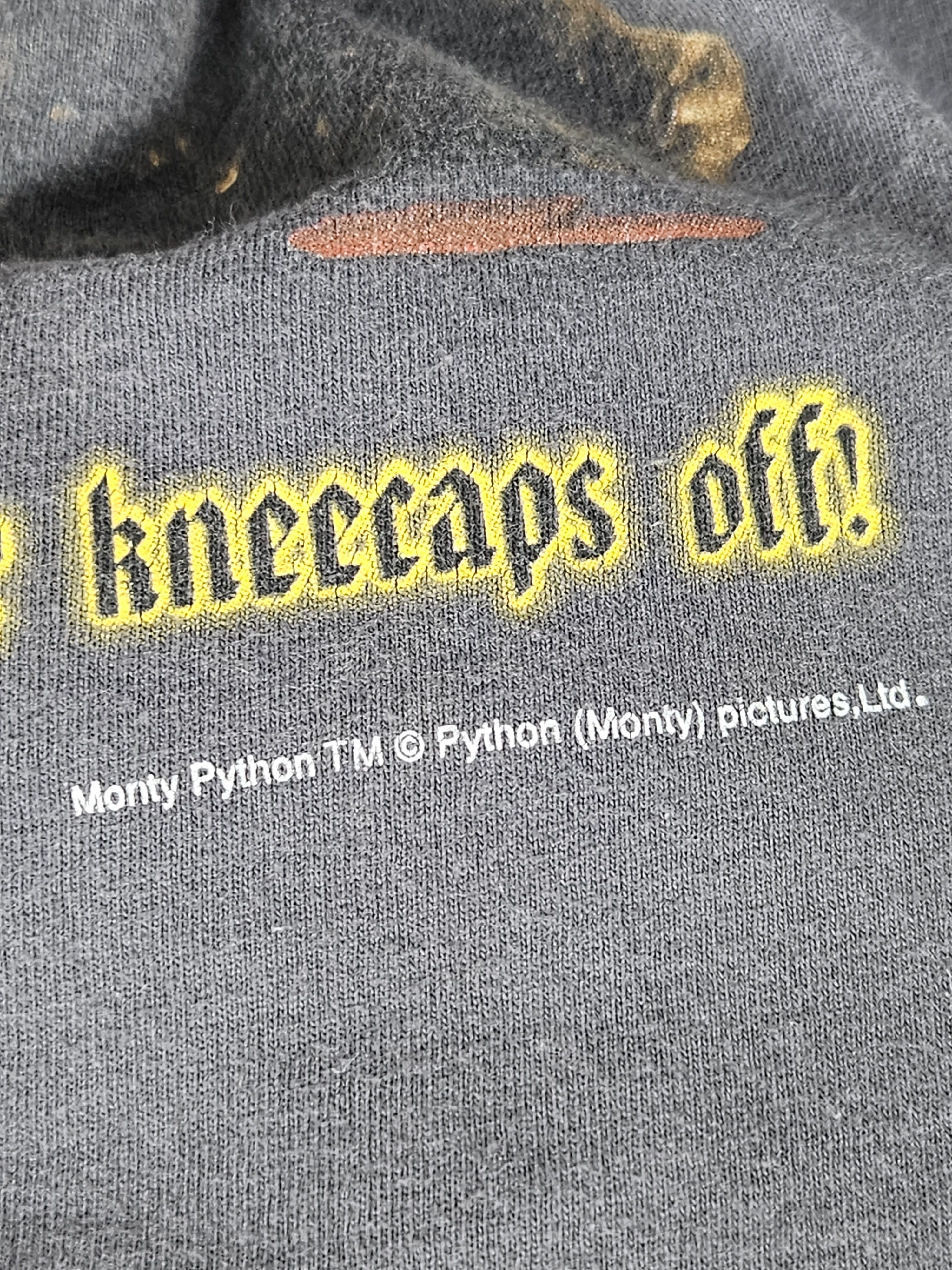 Vintage Vintage Monty Python The Holy Grail Cult Movie Tshirt Size US XL / EU 56 / 4 - 3 Thumbnail