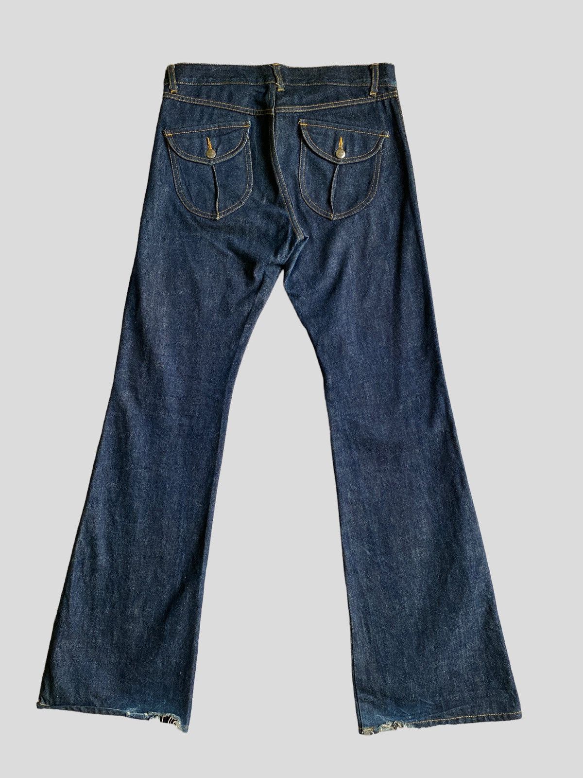 Katharine Hamnett London Flared Katharine Hamnett London Bush Pant Boot Cut Denim Size US 29 - 2 Thumbnail