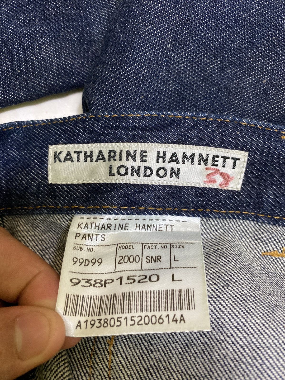 Katharine Hamnett London Flared Katharine Hamnett London Bush Pant Boot Cut Denim Size US 29 - 15 Thumbnail