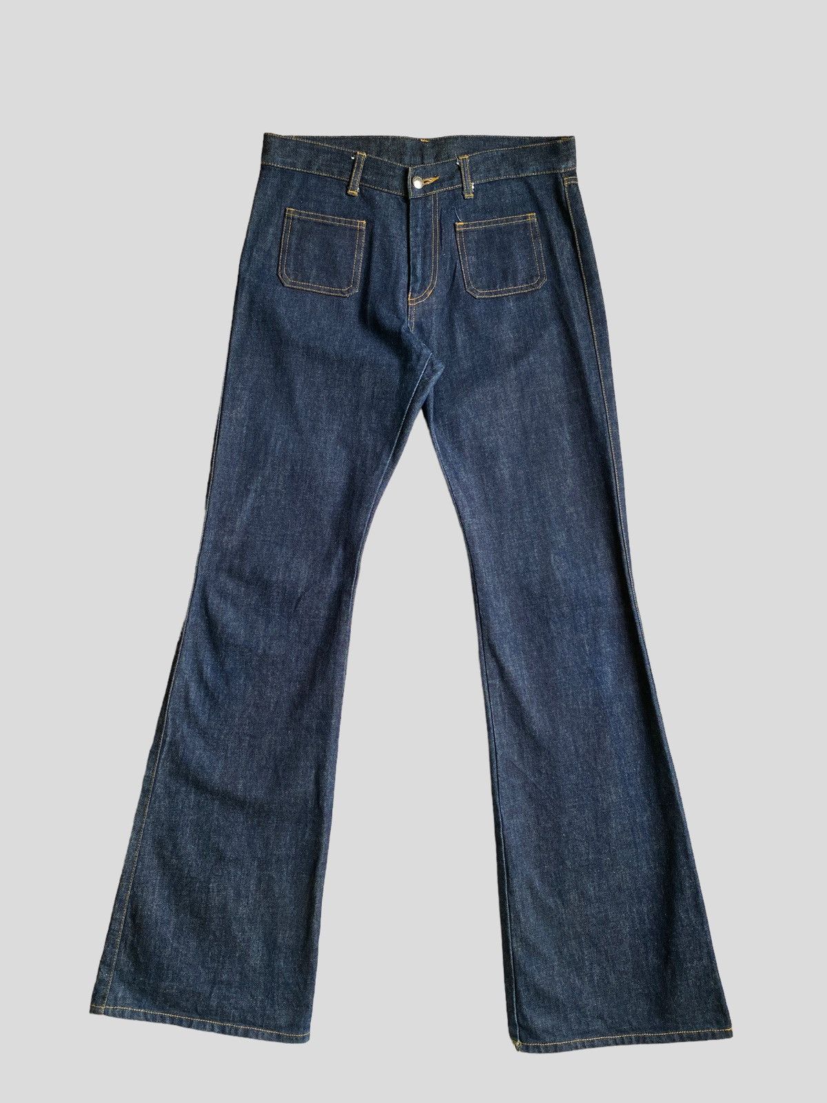 Katharine Hamnett London Flared Katharine Hamnett London Bush Pant Boot Cut Denim Size US 29 - 1 Thumbnail