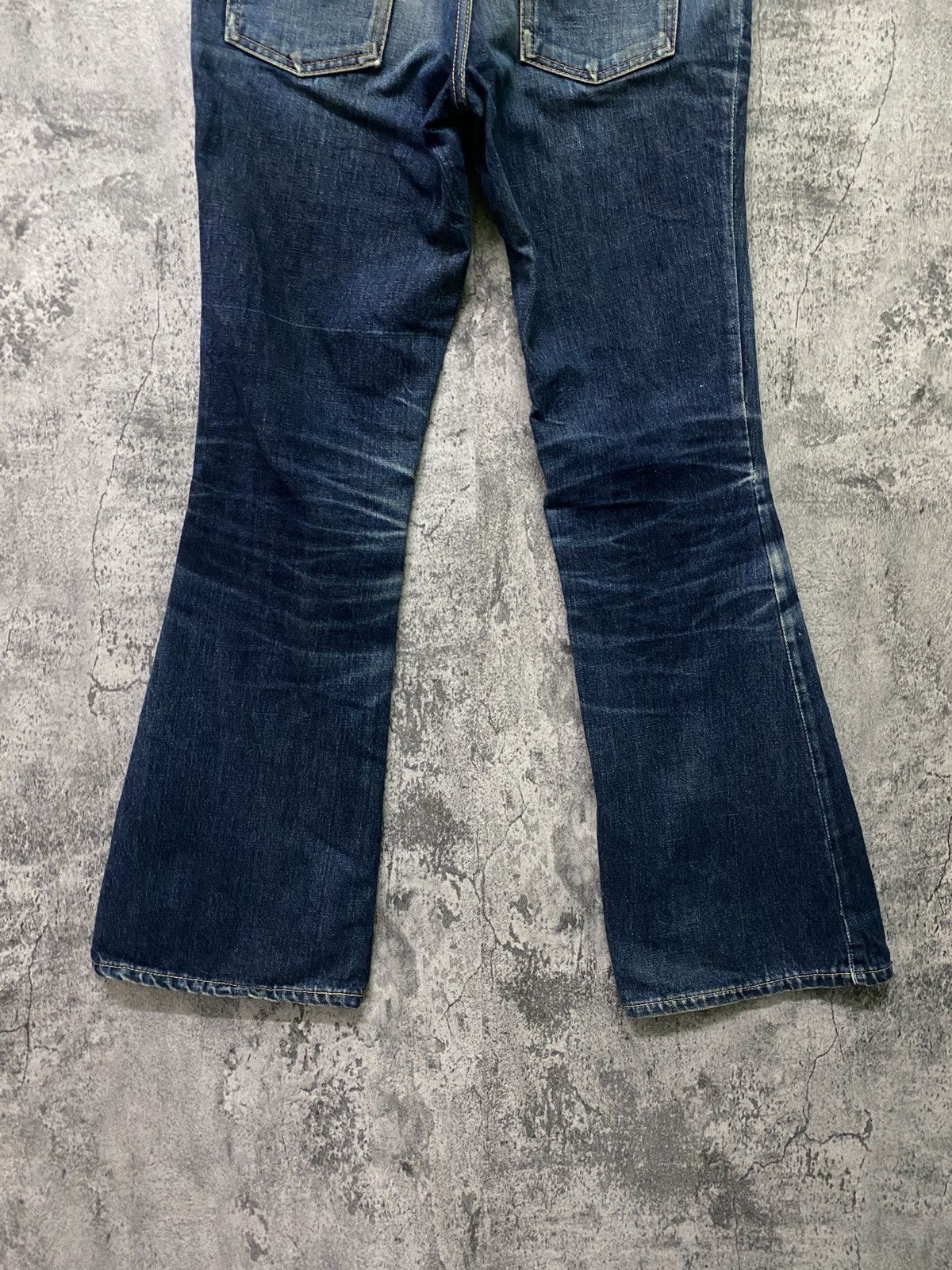 Japanese Brand Flared SKOAL Bush Pant Bootcut Bell Bottom Denim Size US 28 / EU 44 - 11 Thumbnail