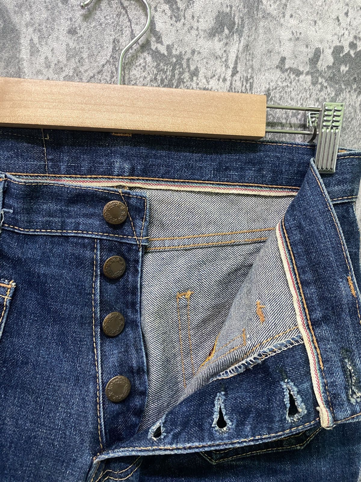 Japanese Brand Flared SKOAL Bush Pant Bootcut Bell Bottom Denim Size US 28 / EU 44 - 17 Thumbnail