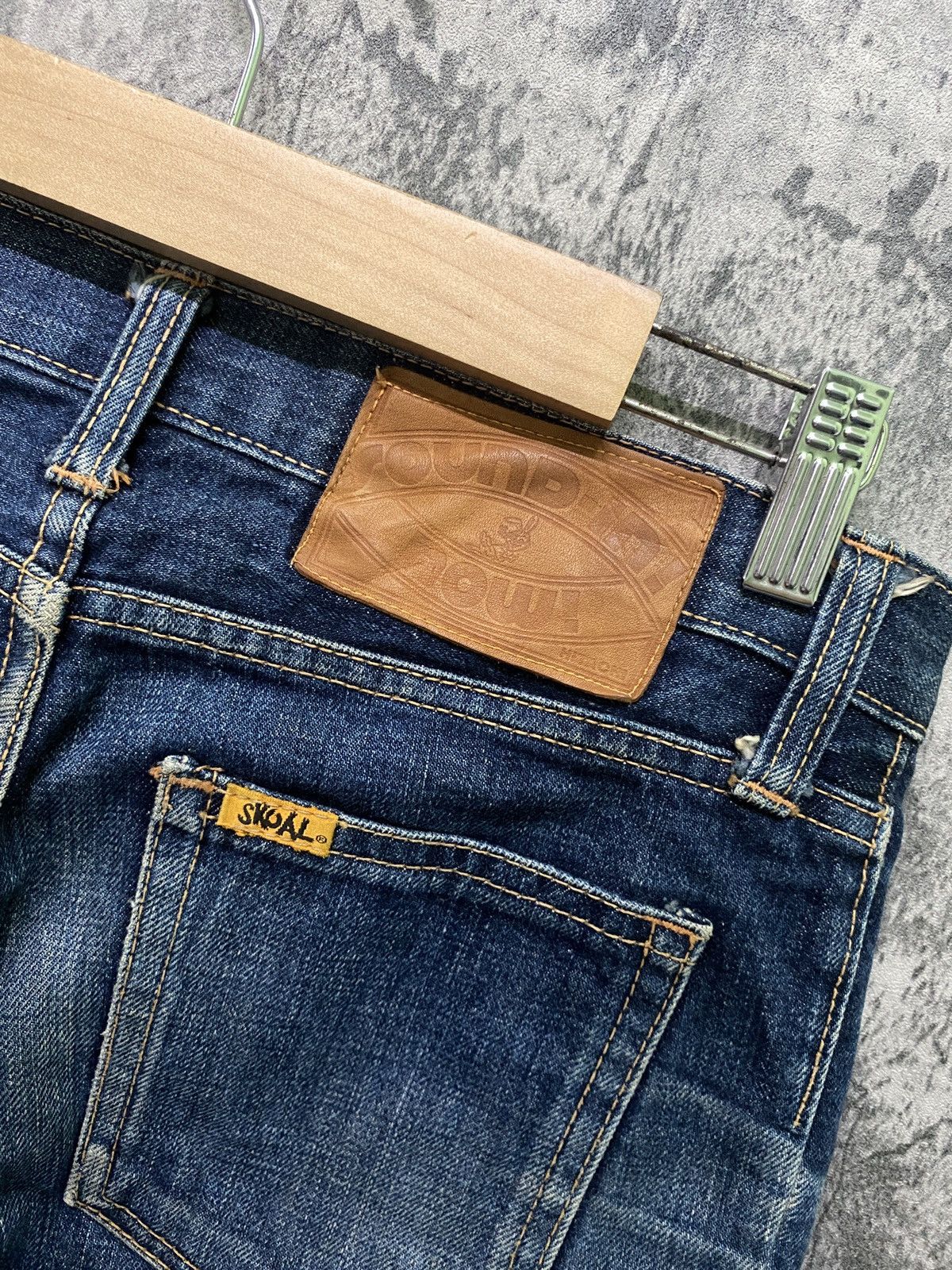Japanese Brand Flared SKOAL Bush Pant Bootcut Bell Bottom Denim Size US 28 / EU 44 - 14 Thumbnail