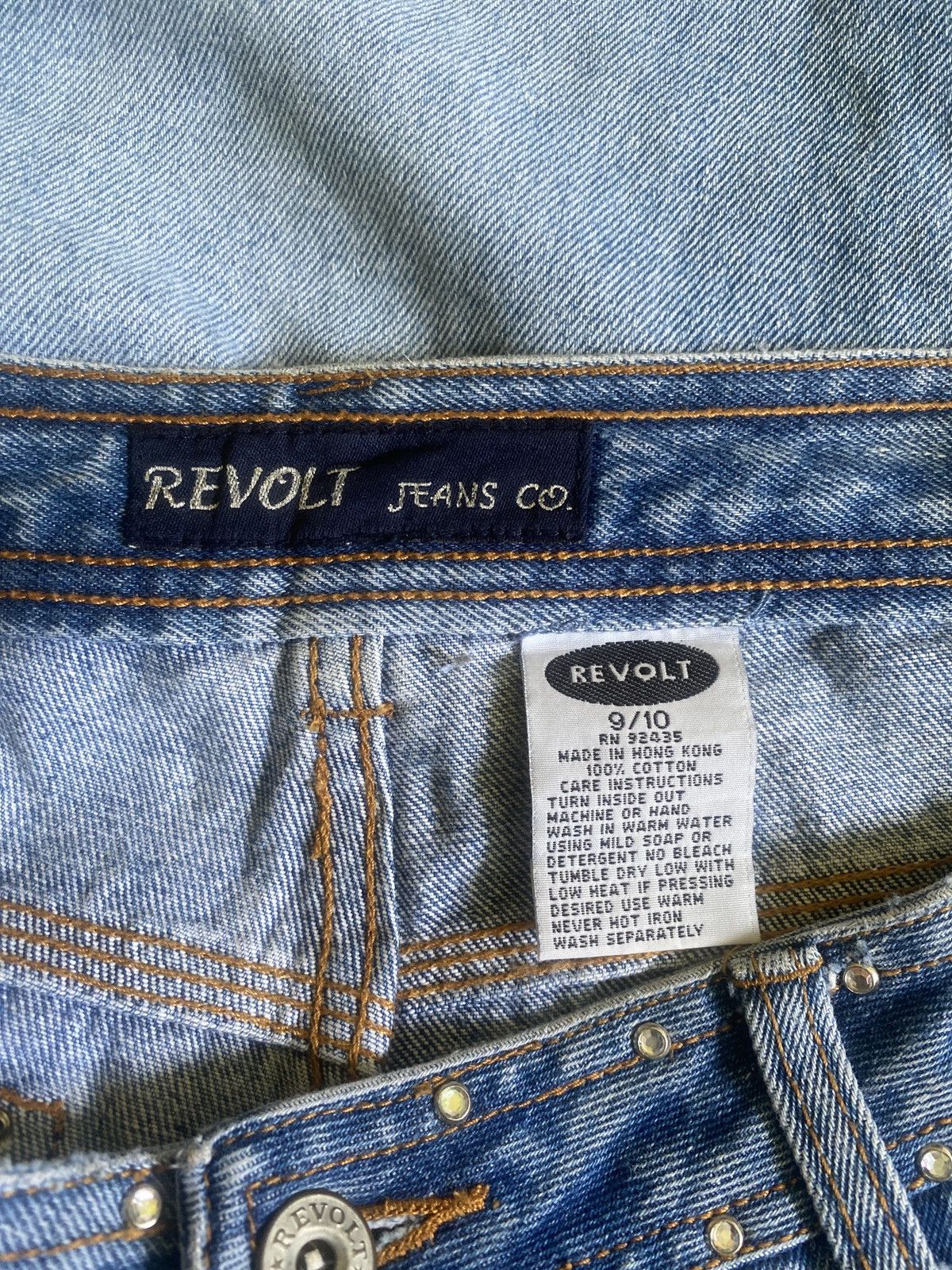 Hysteric Glamour × If Six Was Nine × Le Grande Bleu (L.G.B.) Flared REVOLT Studded Design Boot Cut Denim Size US 30 / EU 46 - 13 Thumbnail
