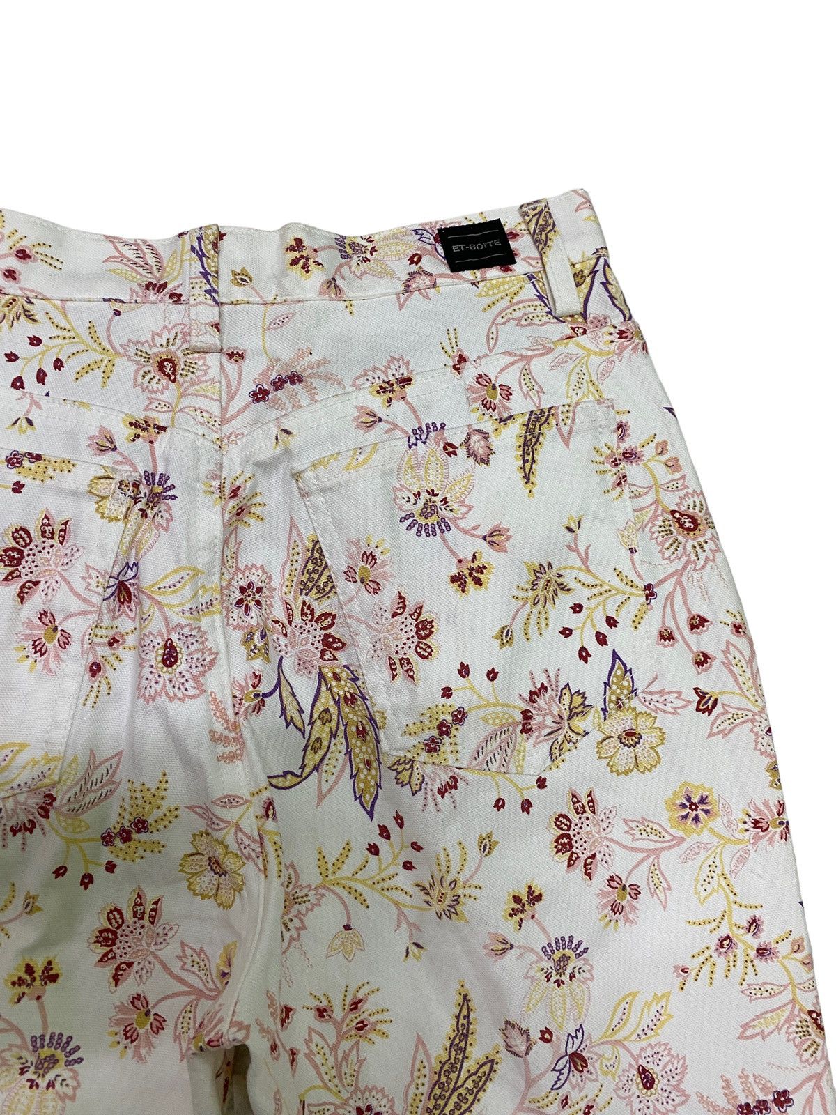 Designer × Japanese Brand × Vintage Vintage Et Boite OverPrinted Flower Design Pant S46K Size US 26 / EU 42 - 15 Thumbnail