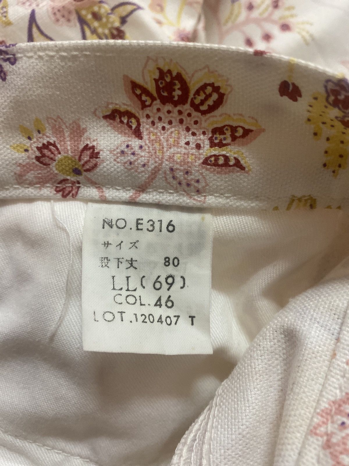 Designer × Japanese Brand × Vintage Vintage Et Boite OverPrinted Flower Design Pant S46K Size US 26 / EU 42 - 17 Thumbnail