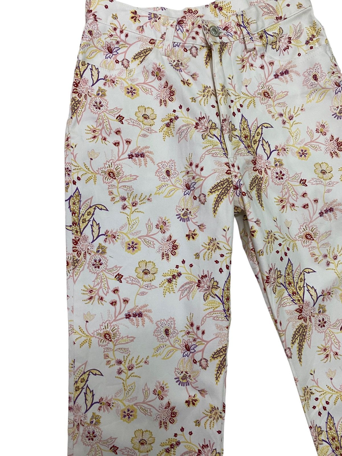 Designer × Japanese Brand × Vintage Vintage Et Boite OverPrinted Flower Design Pant S46K Size US 26 / EU 42 - 6 Thumbnail