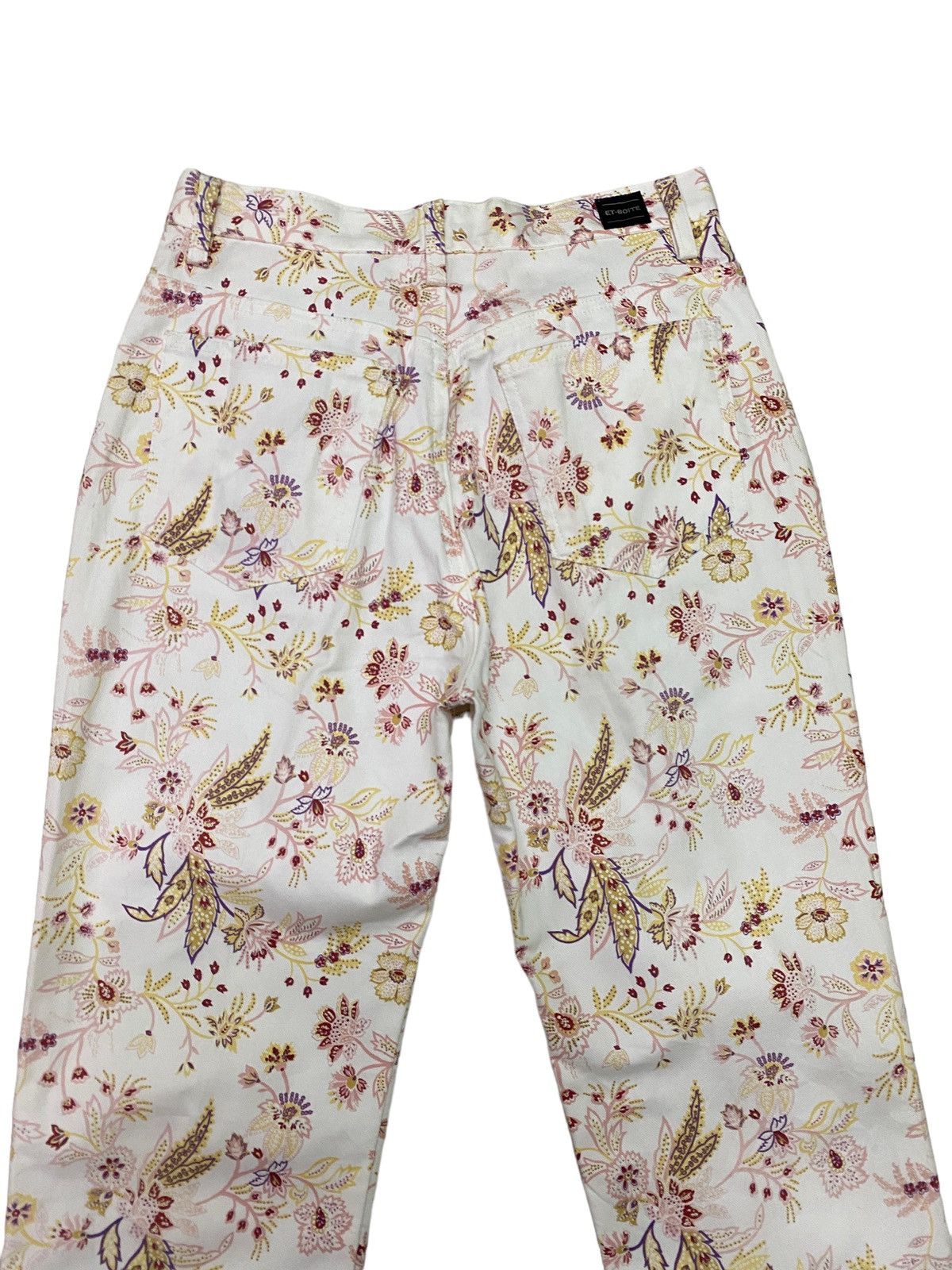 Designer × Japanese Brand × Vintage Vintage Et Boite OverPrinted Flower Design Pant S46K Size US 26 / EU 42 - 10 Thumbnail