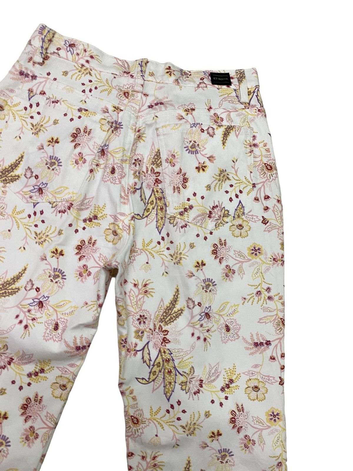 Designer × Japanese Brand × Vintage Vintage Et Boite OverPrinted Flower Design Pant S46K Size US 26 / EU 42 - 12 Thumbnail