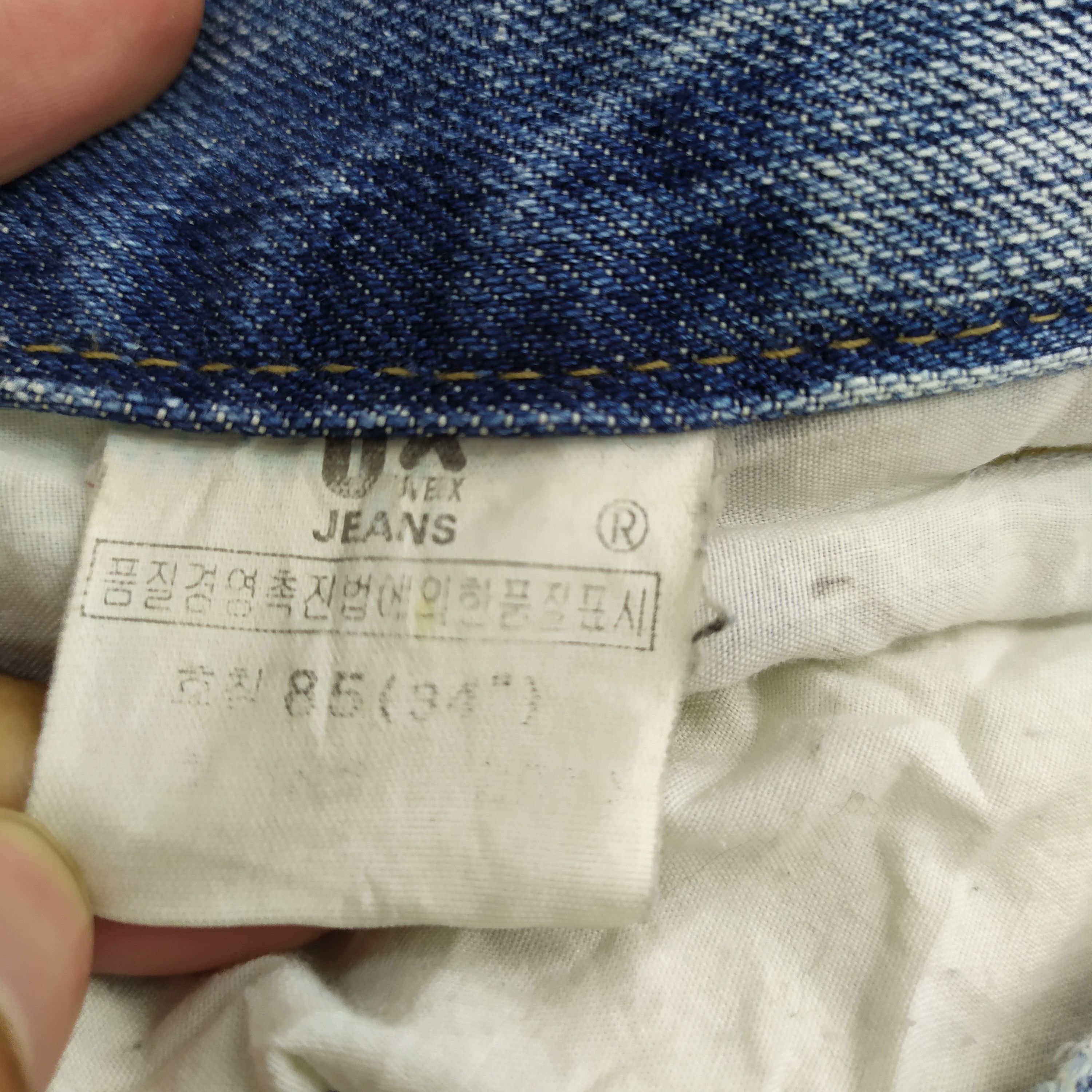 Japanese Brand × StraightFaded VINTAGE JAPANESE JEANS BAGGY CARGO PANTS Size US 34 / EU 50 - 19 Thumbnail